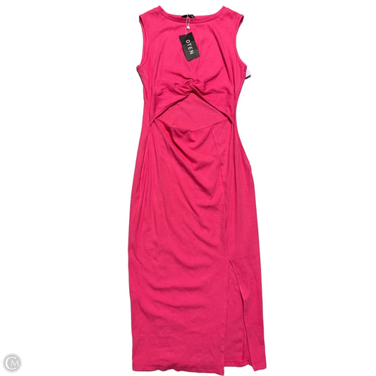 Dress Casual Maxi By Cme In Pink, Size: L