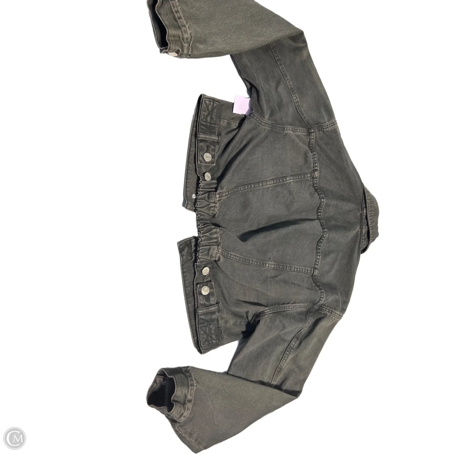 Jacket Denim By Daze In Black Denim, Size: M