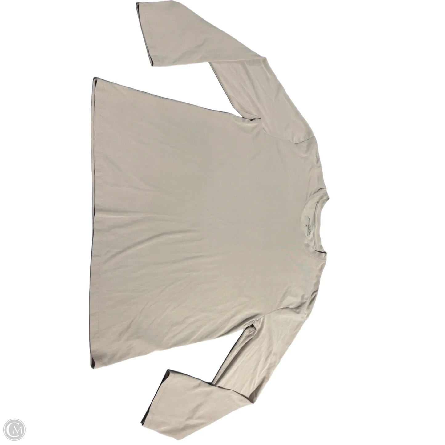 Top Long Sleeve By Abercrombie And Fitch In Cream, Size: M