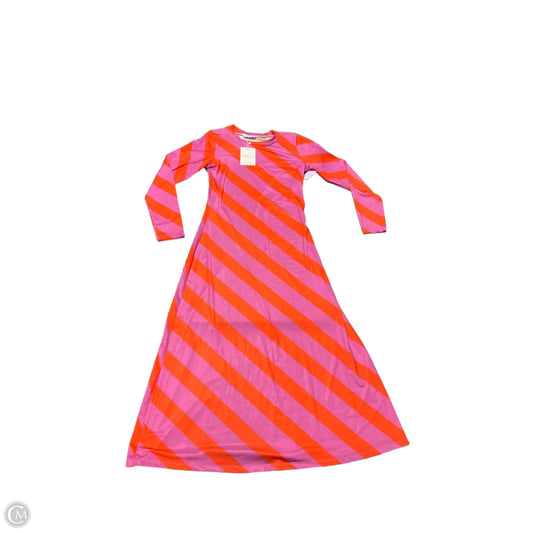 Dress Party Long By Cmb In Orange & Pink, Size: Xs