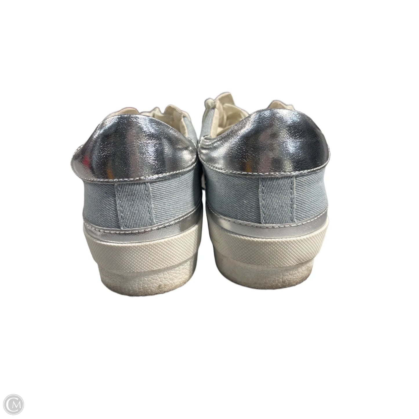 Shoes Sneakers By Dolce Vita In Blue & Cream, Size: 8.5