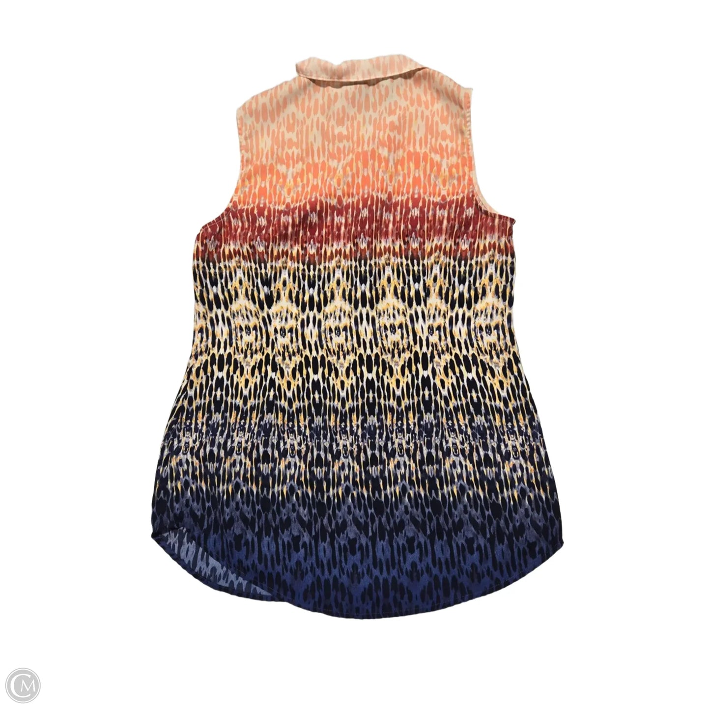 Tank Top By Cabi In Blue & Pink, Size: Xs