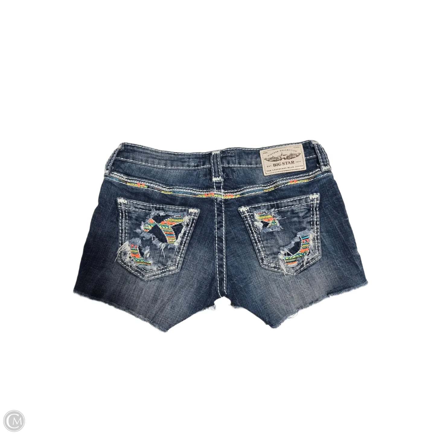 Shorts By Big Star In Blue Denim, Size: 2