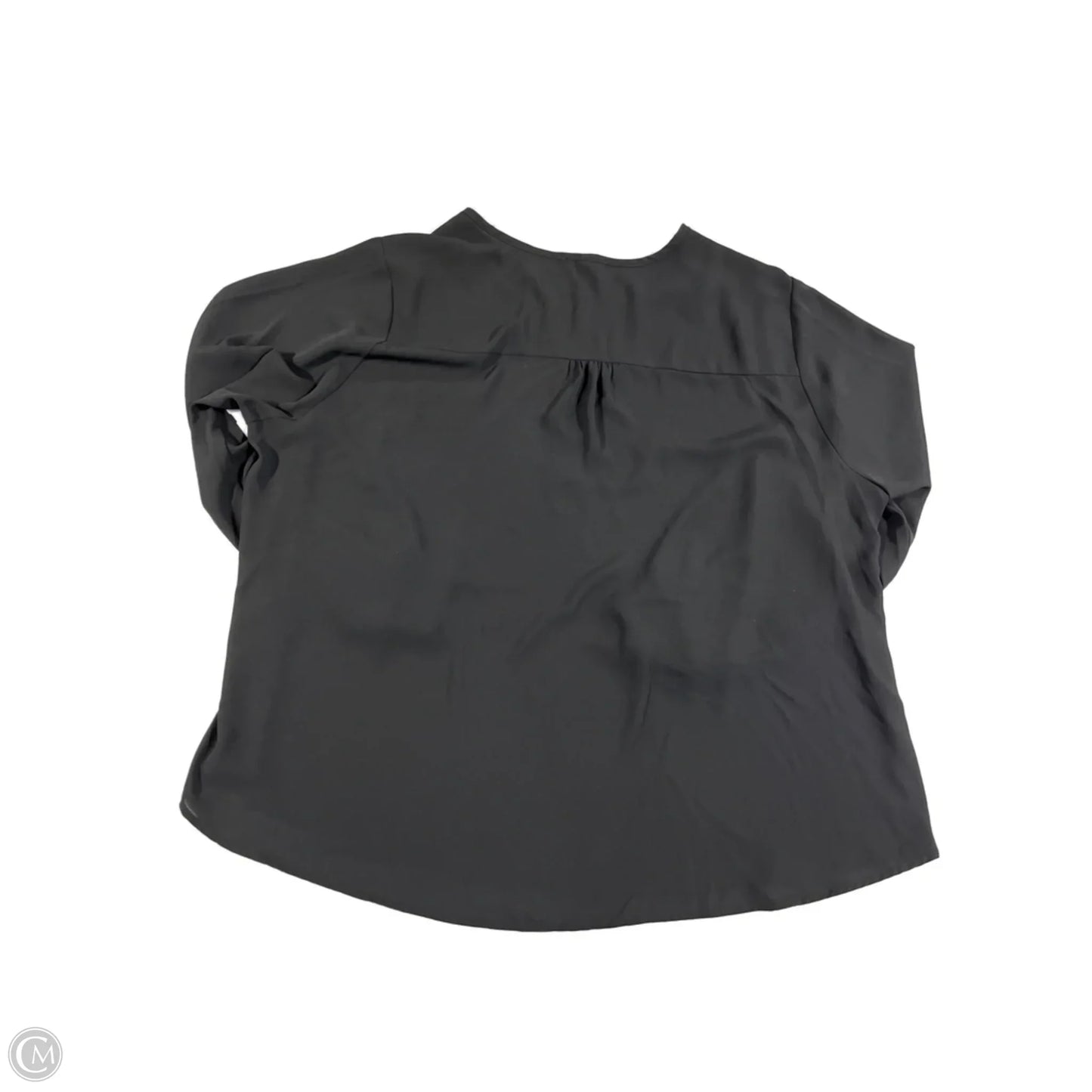 Top Long Sleeve By Pleione In Black, Size: 2x