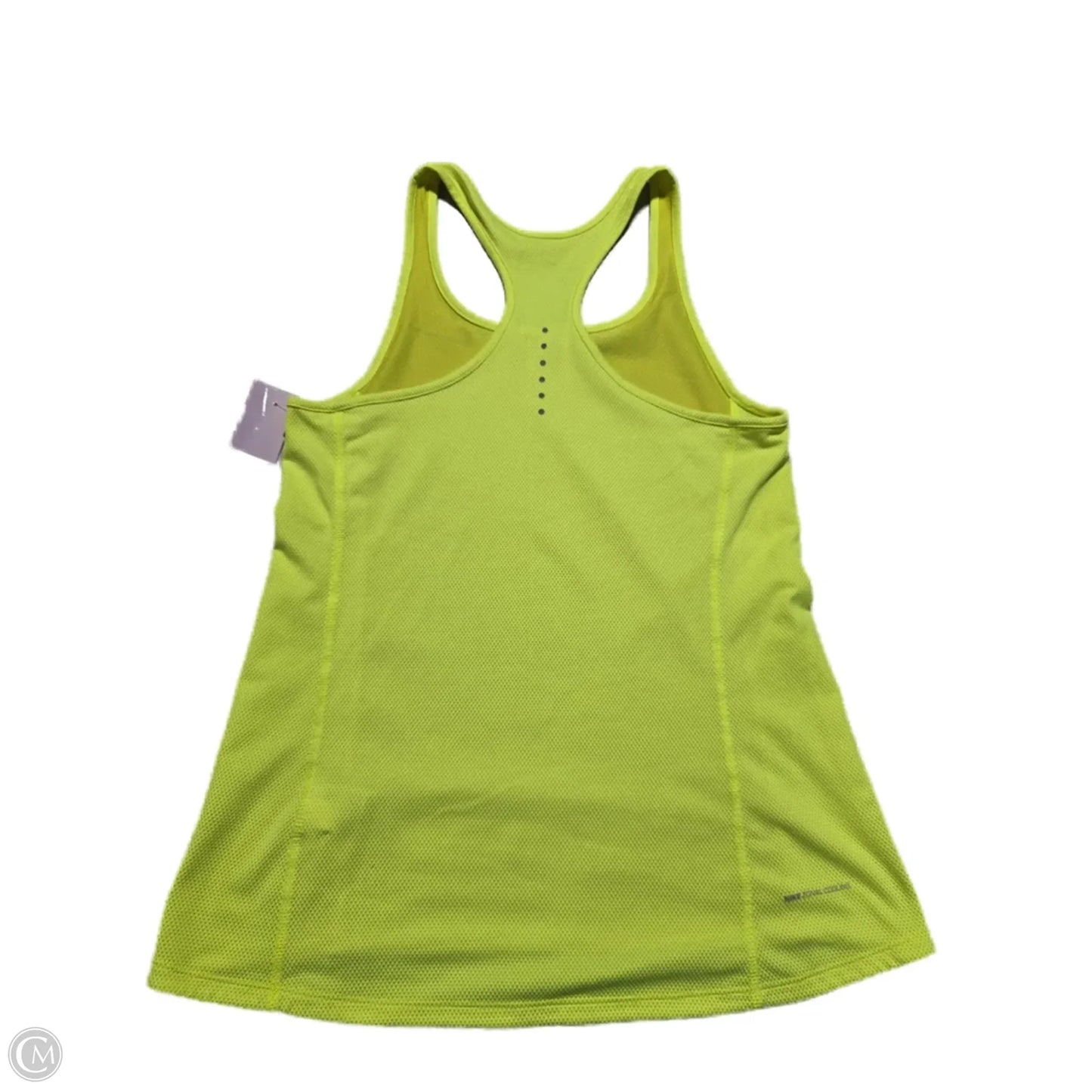 Athletic Tank Top By Nike In Yellow, Size: S