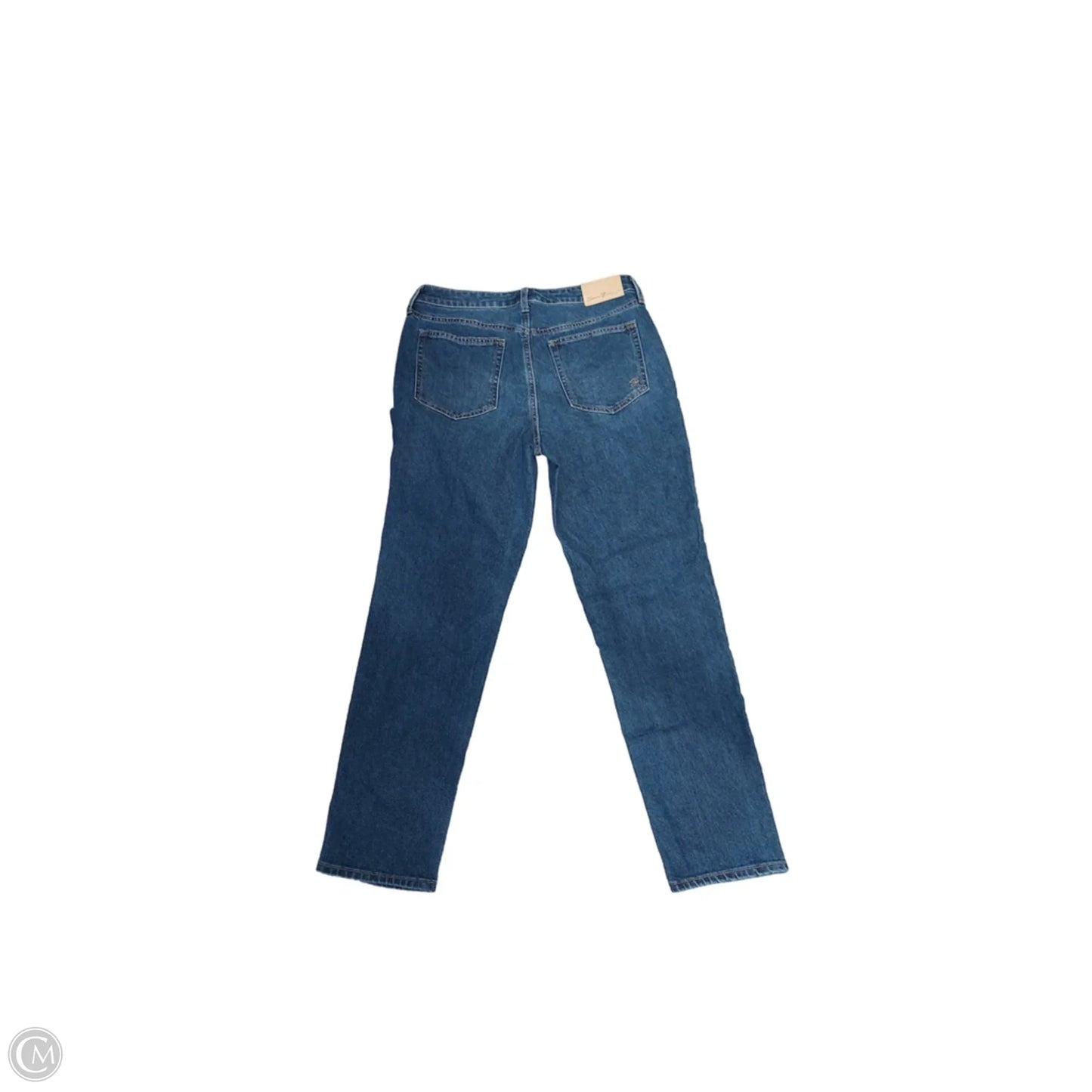 Jeans Straight By Seven 7 In Blue Denim, Size: 6