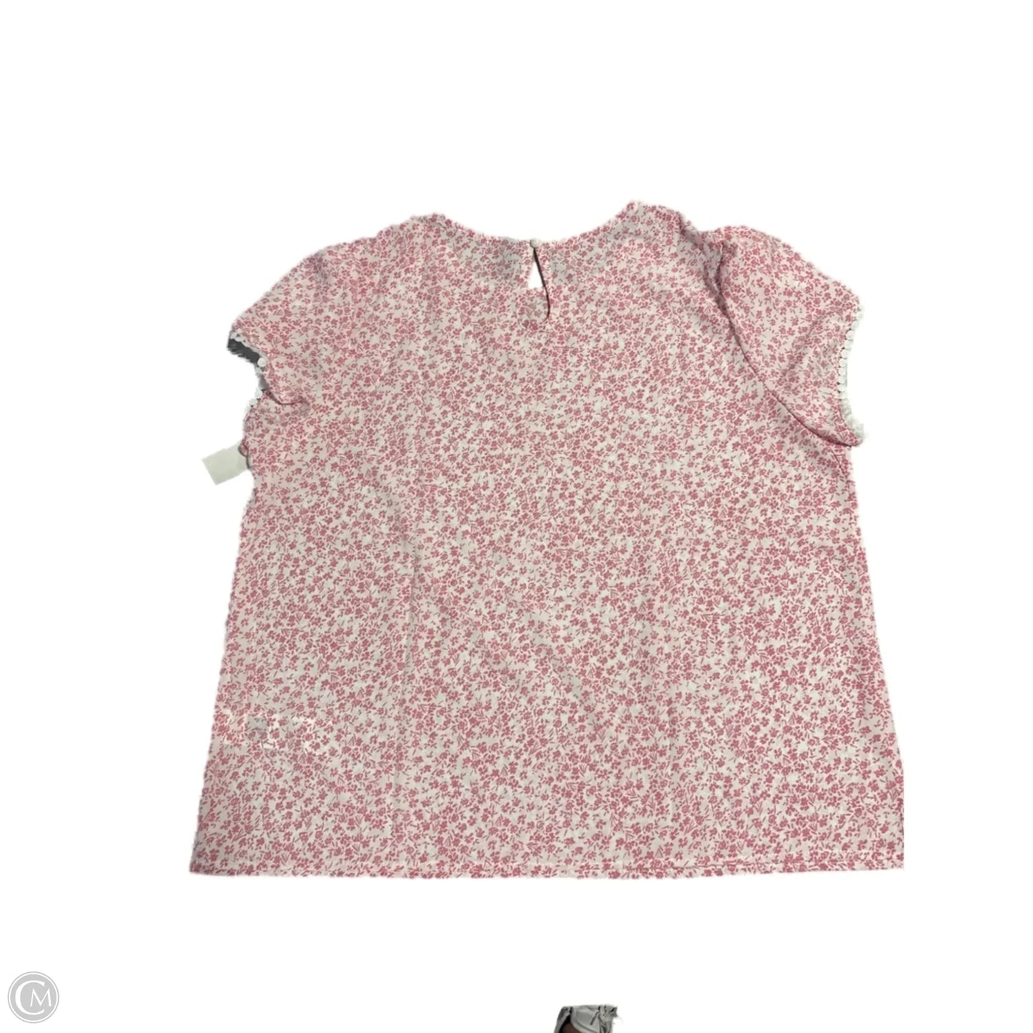 Top Short Sleeve Basic By Cme In Floral Print, Size: Xl