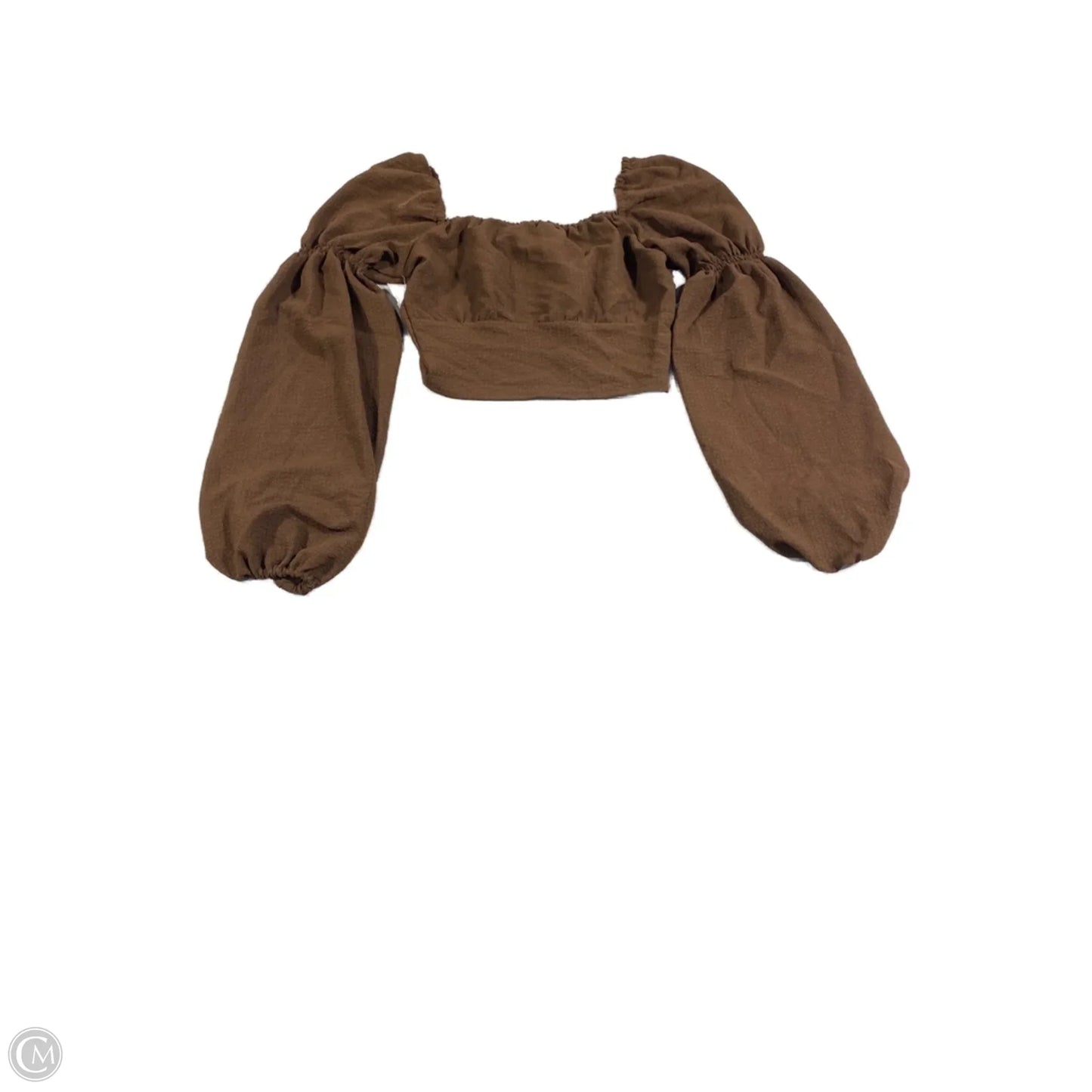 Top Long Sleeve By Divided In Brown, Size: Xs