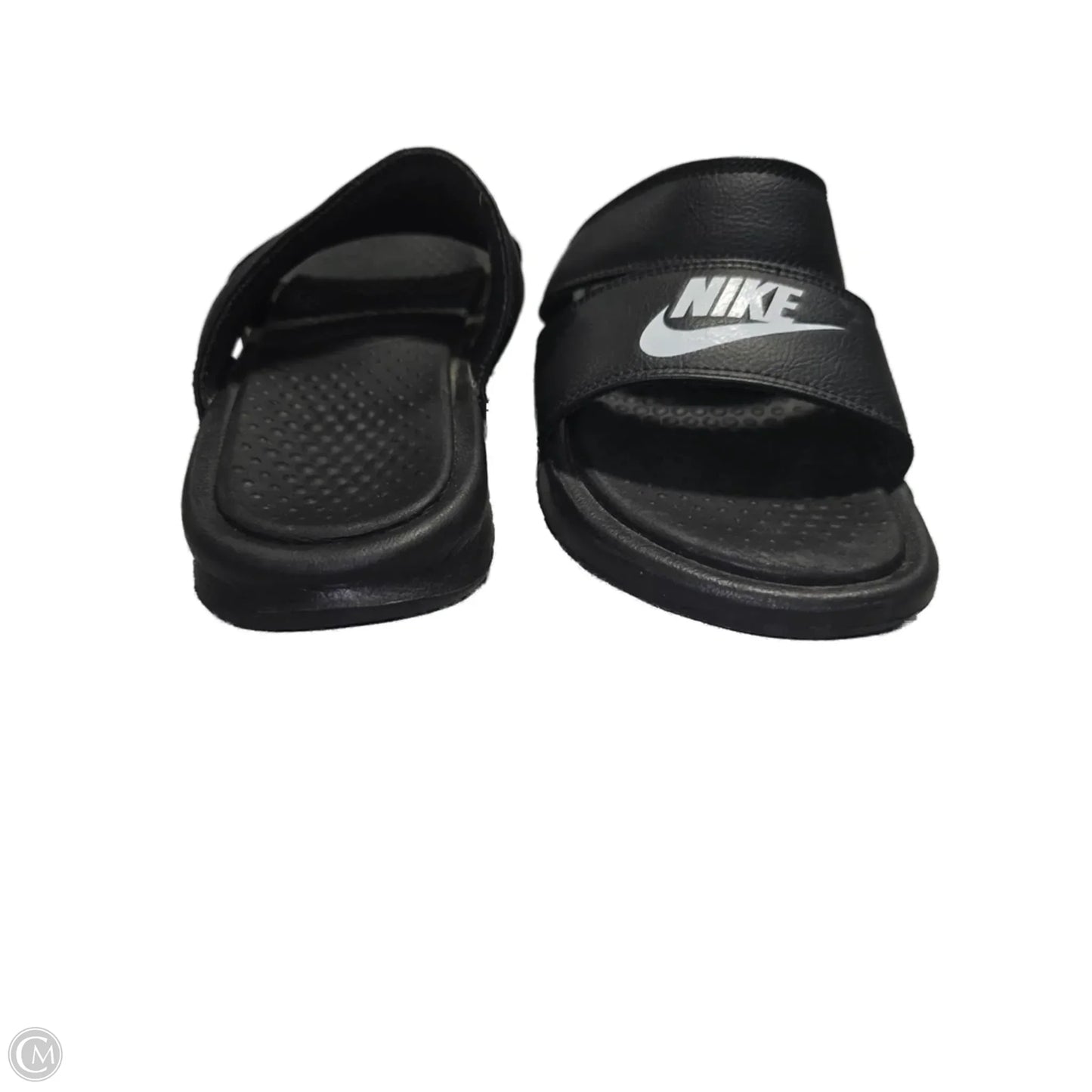 Sandals Flip Flops By Nike In Black, Size: 8