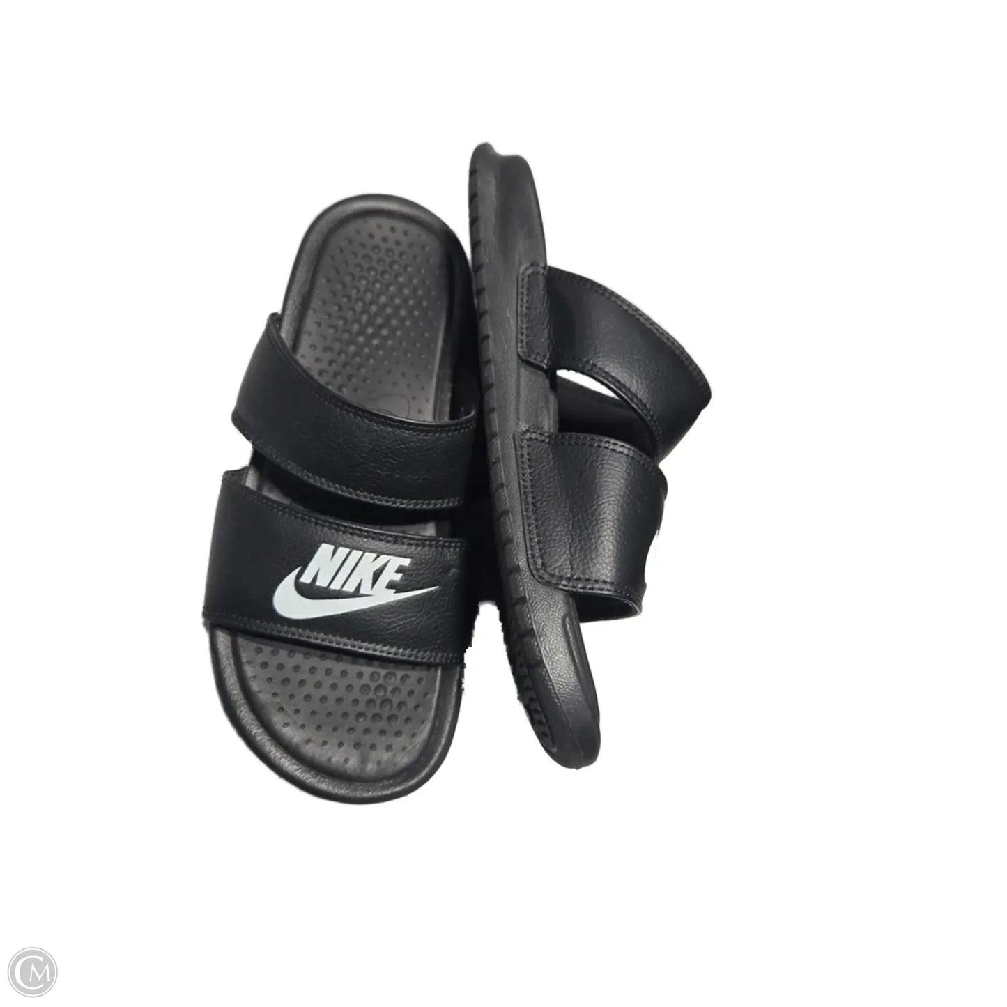 Sandals Flip Flops By Nike In Black, Size: 8