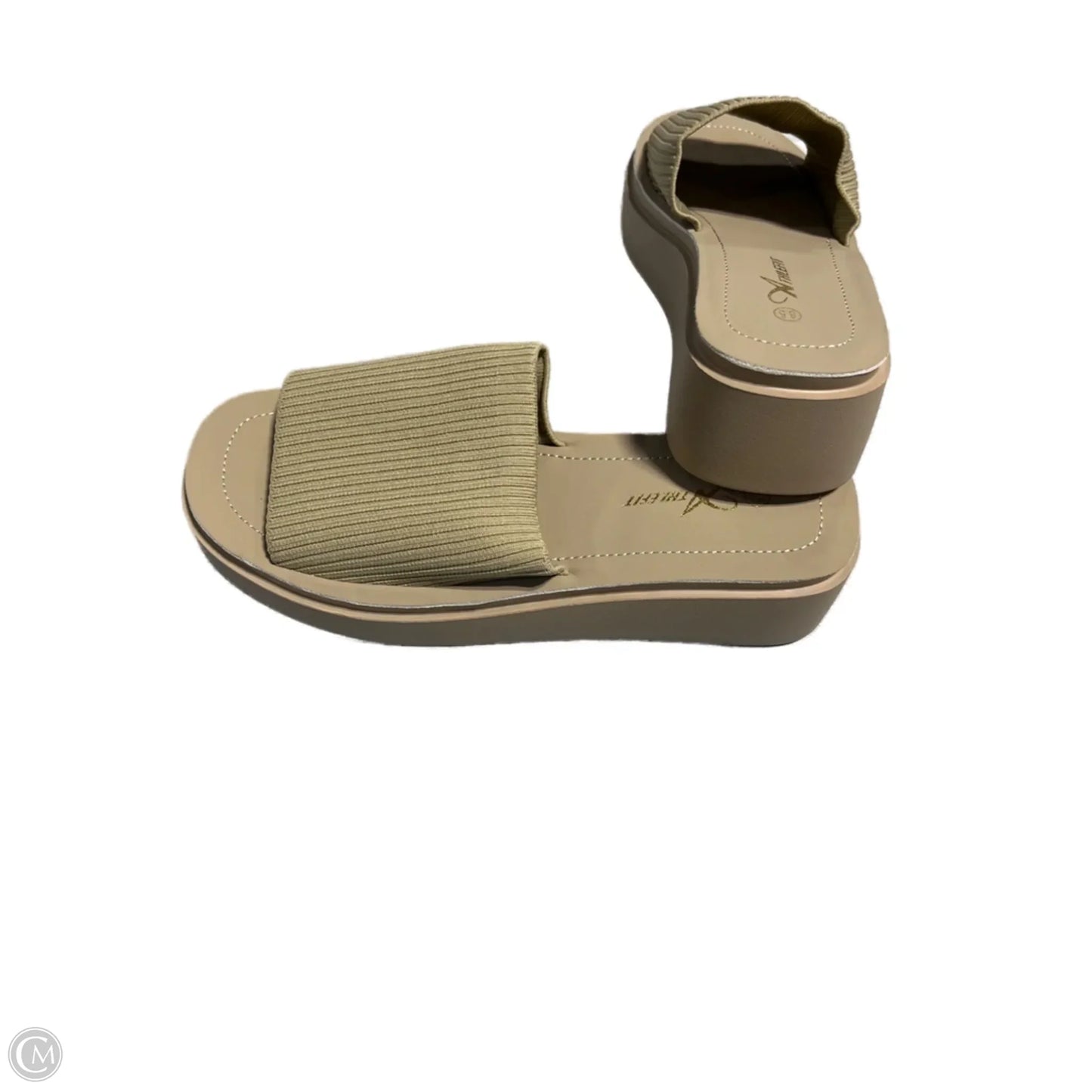 Sandals Heels Block By Cme In White, Size: 9