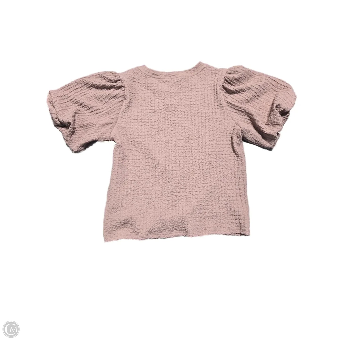 Top Short Sleeve By Nine West In Pink, Size: S