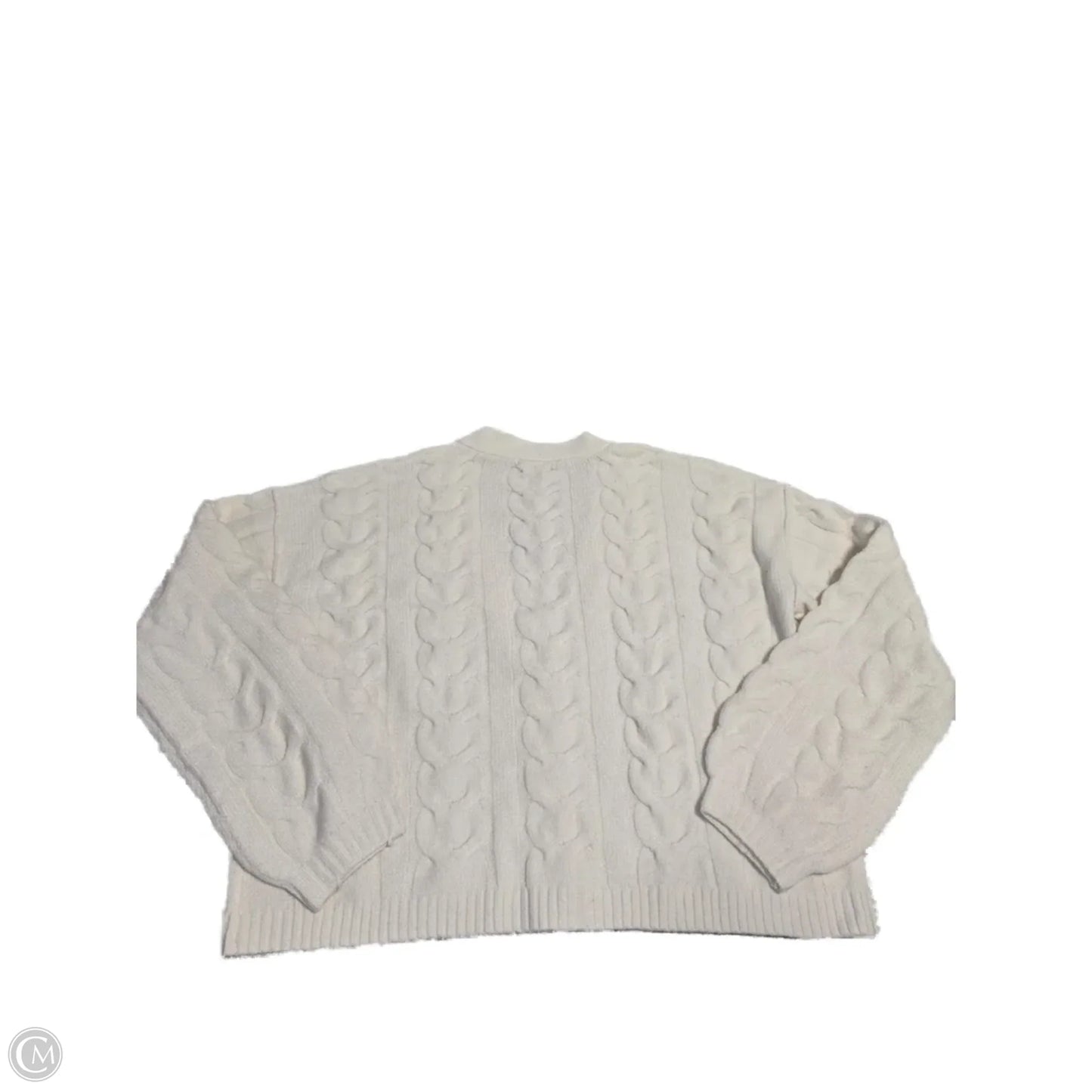 Sweater Cardigan By Wild Fable In Cream, Size: Xs