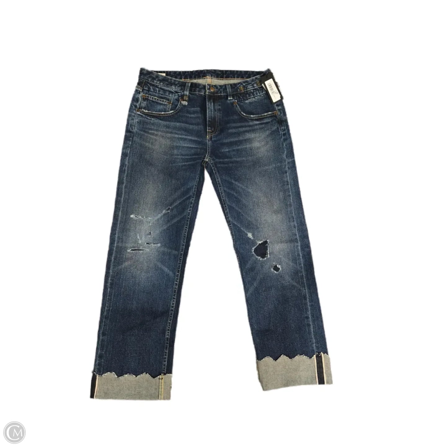 Jeans Cropped By Cma In Blue Denim, Size: 10
