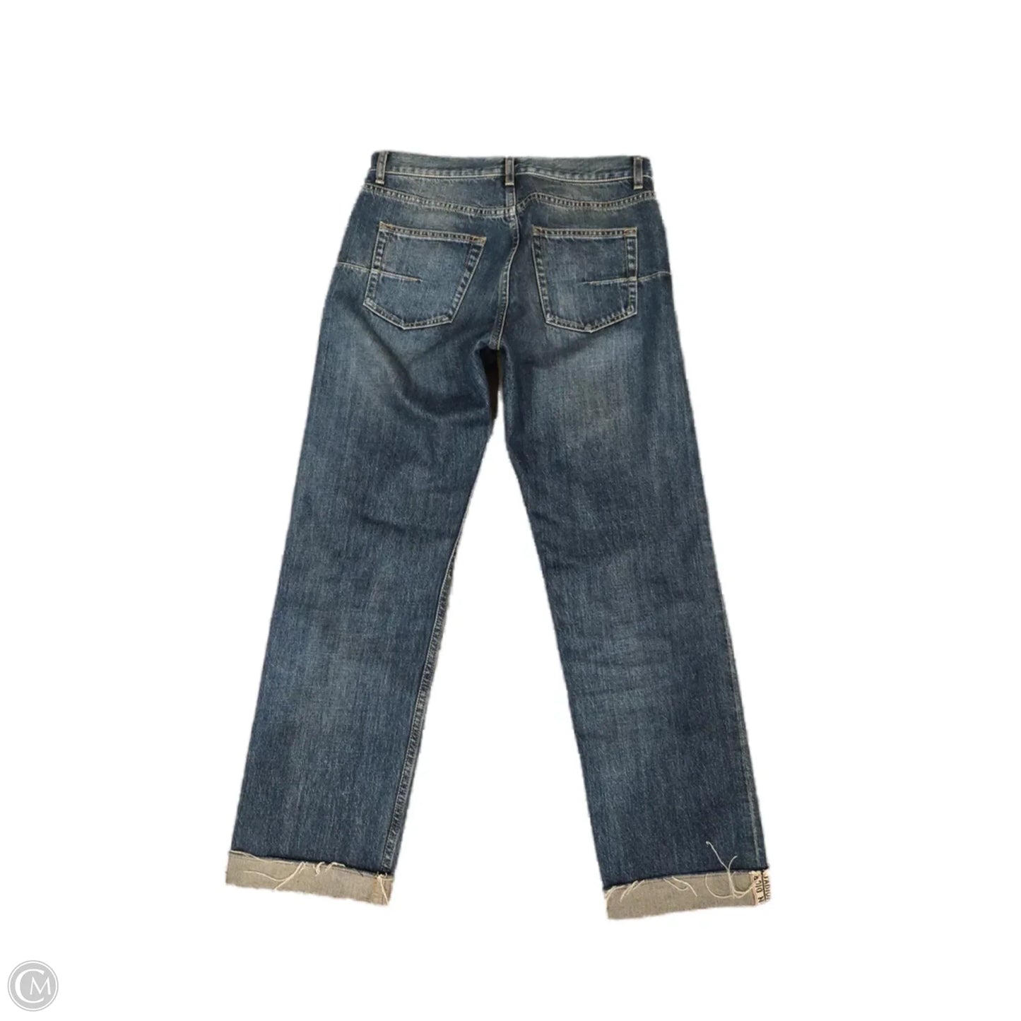 Jeans Luxury Designer By Dior In Blue Denim, Size: 8