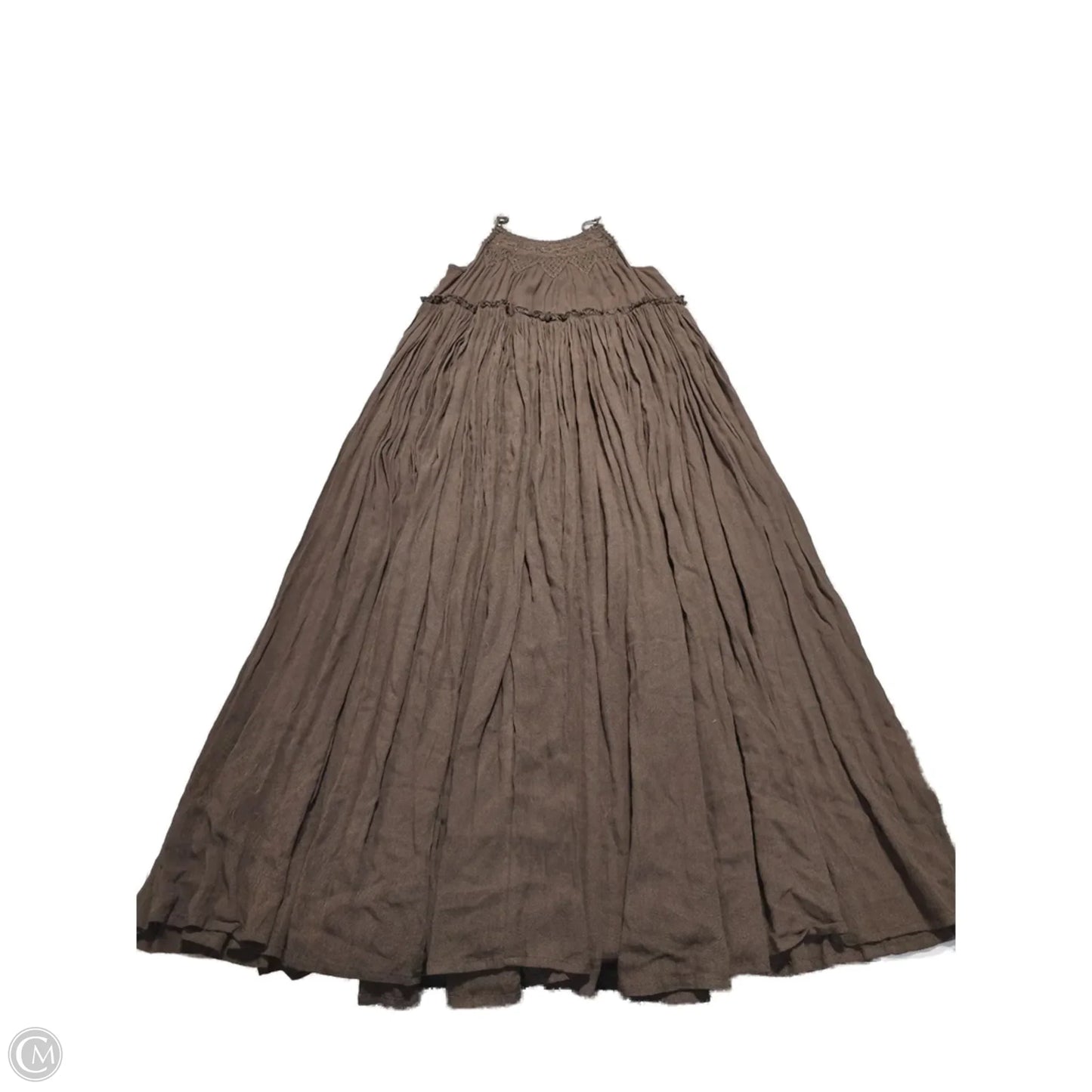Dress Casual Maxi By Cmf In Brown, Size: Xs