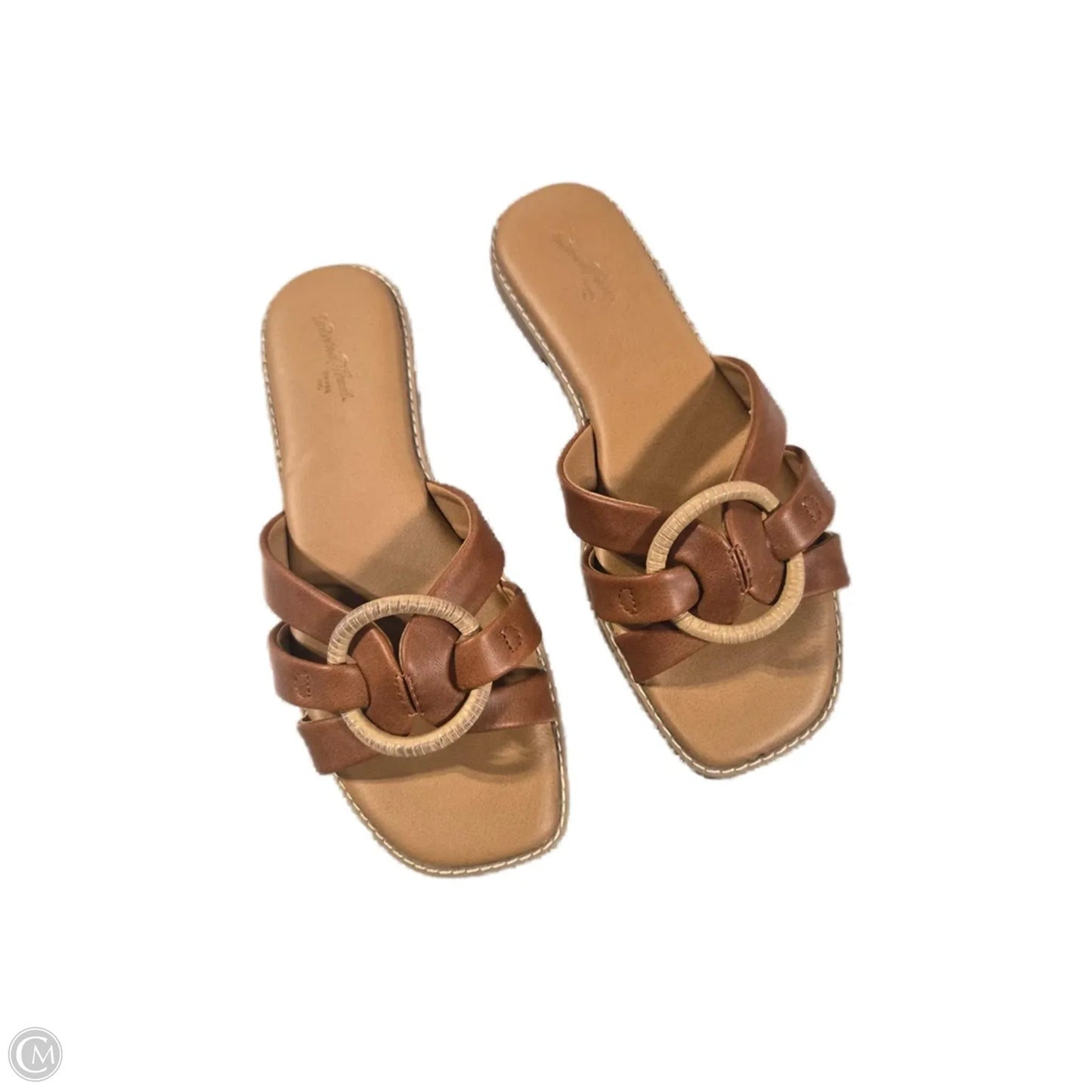Sandals Flats By Universal Thread In Brown, Size: 7