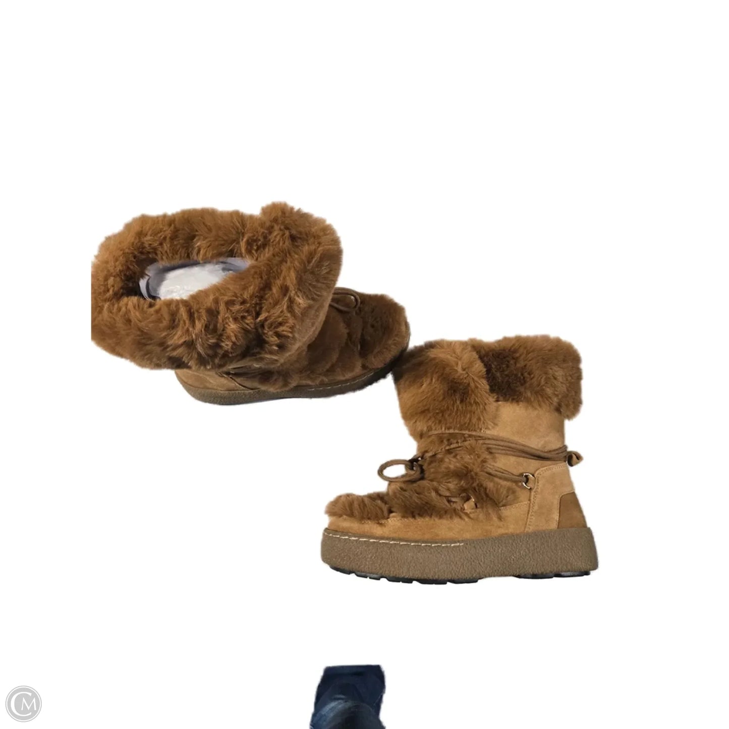 Boots Leather By Steve Madden In Brown, Size: 7