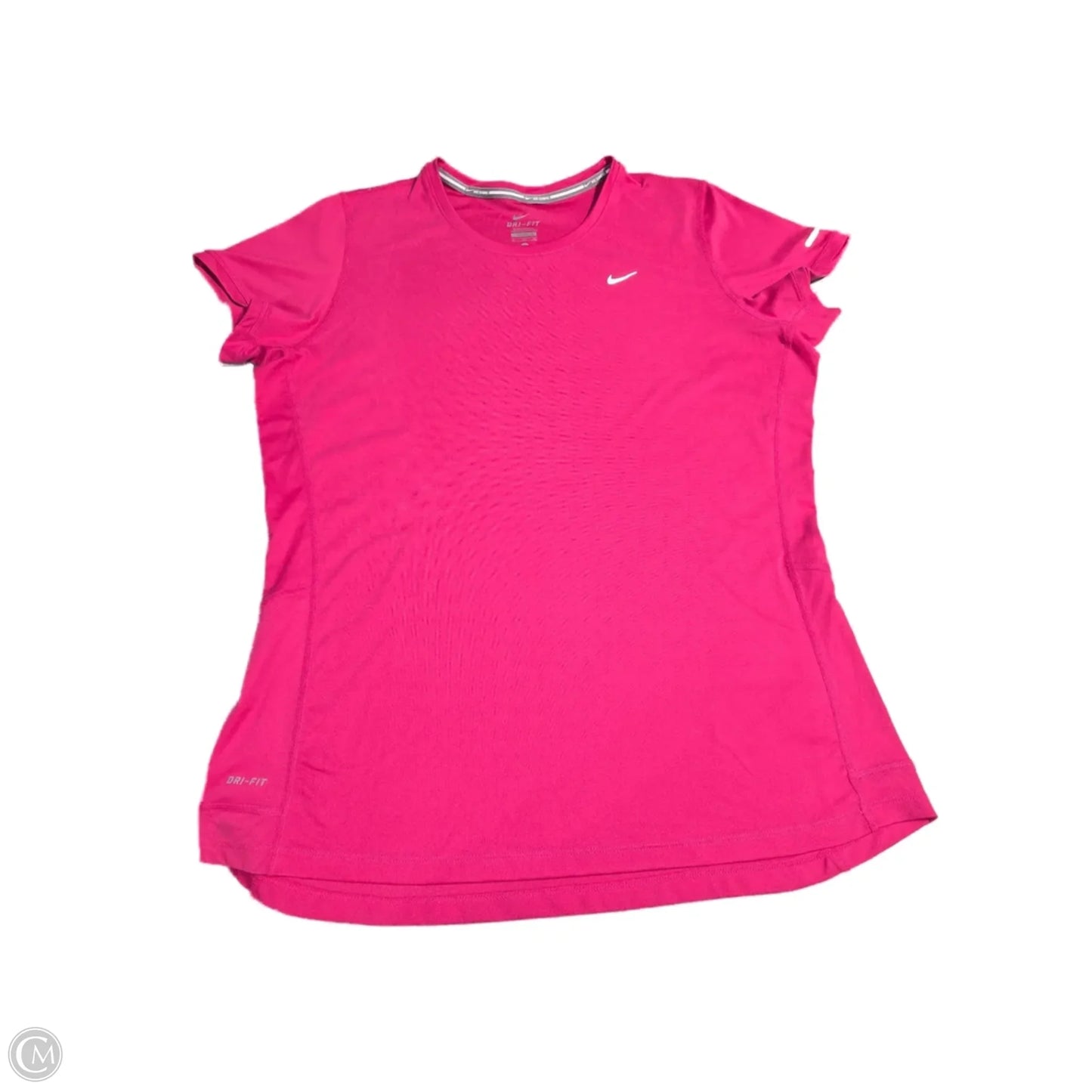 Athletic Top Short Sleeve By Nike In Pink, Size: Xl