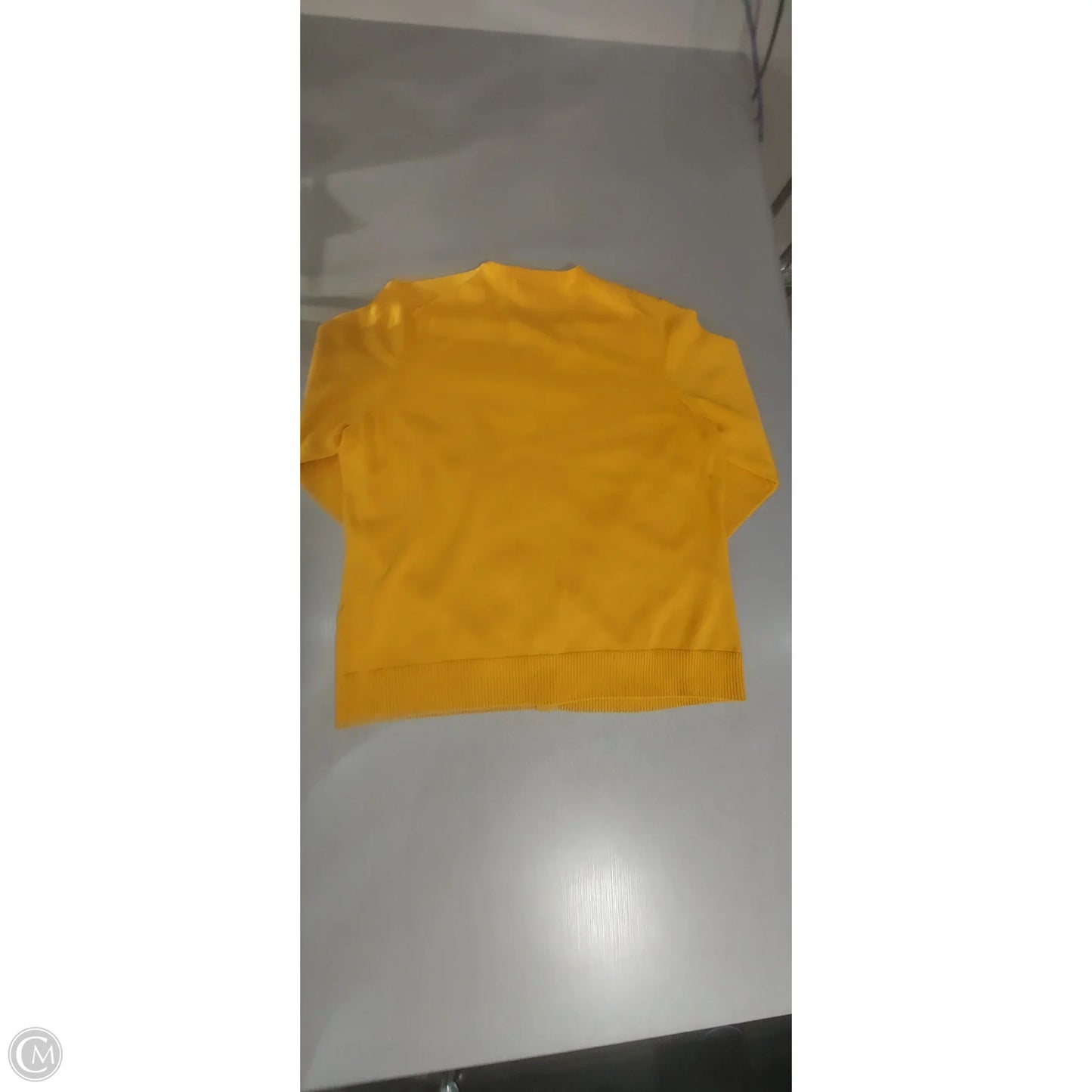 Cardigan By Lands End In Yellow, Size: M