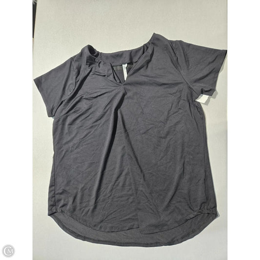 Top Short Sleeve By Lulu B In Black, Size: 1x