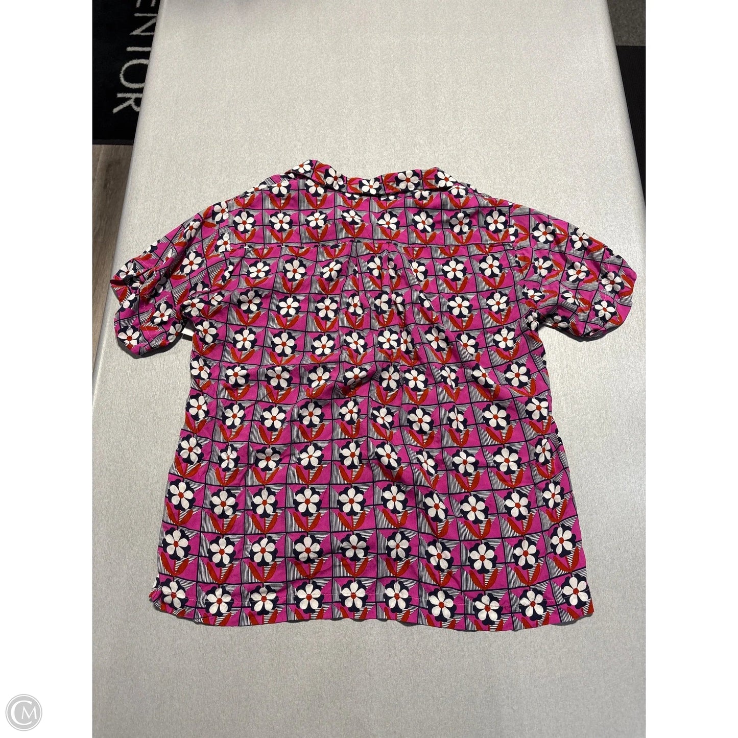 Top Short Sleeve By Maeve In Geometric Pattern, Size: Xs
