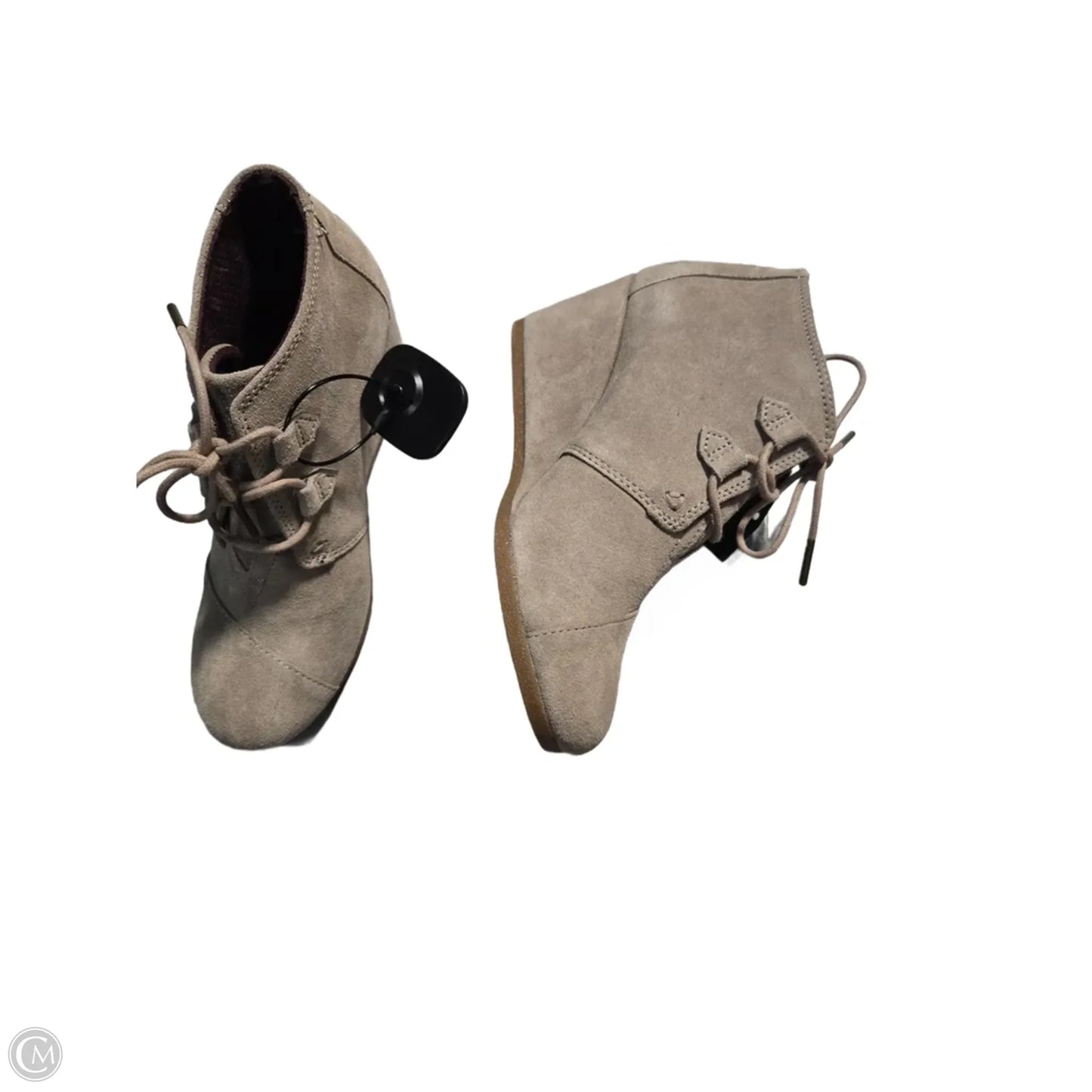 Boots Ankle Heels By Toms In Tan, Size: 8.5