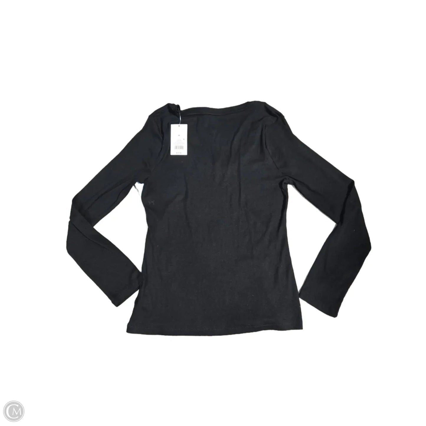 Top Long Sleeve By A New Day In Black, Size: M
