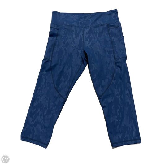 Athletic Capris By Zyia In Navy, Size: Xxl