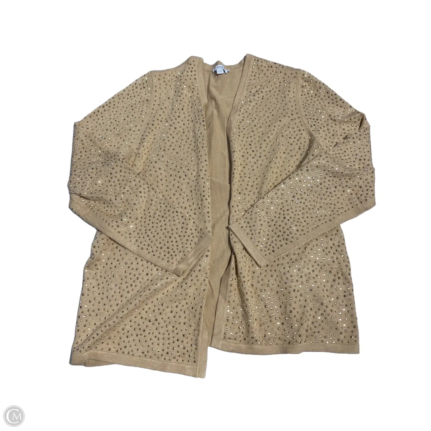 Cardigan By Chicos In Gold, Size: M