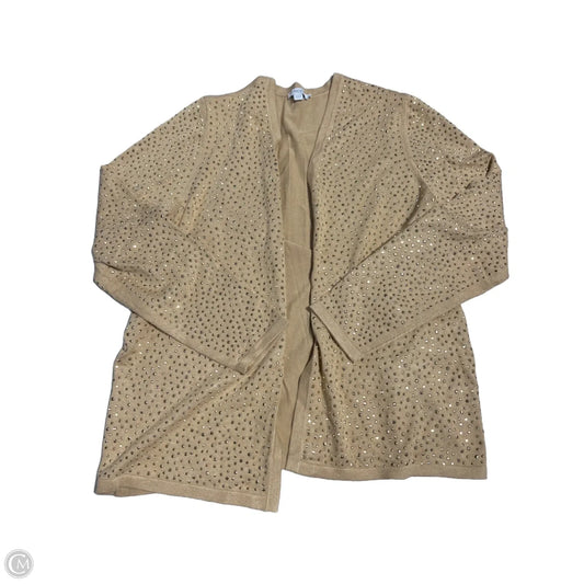 Cardigan By Chicos In Gold, Size: M