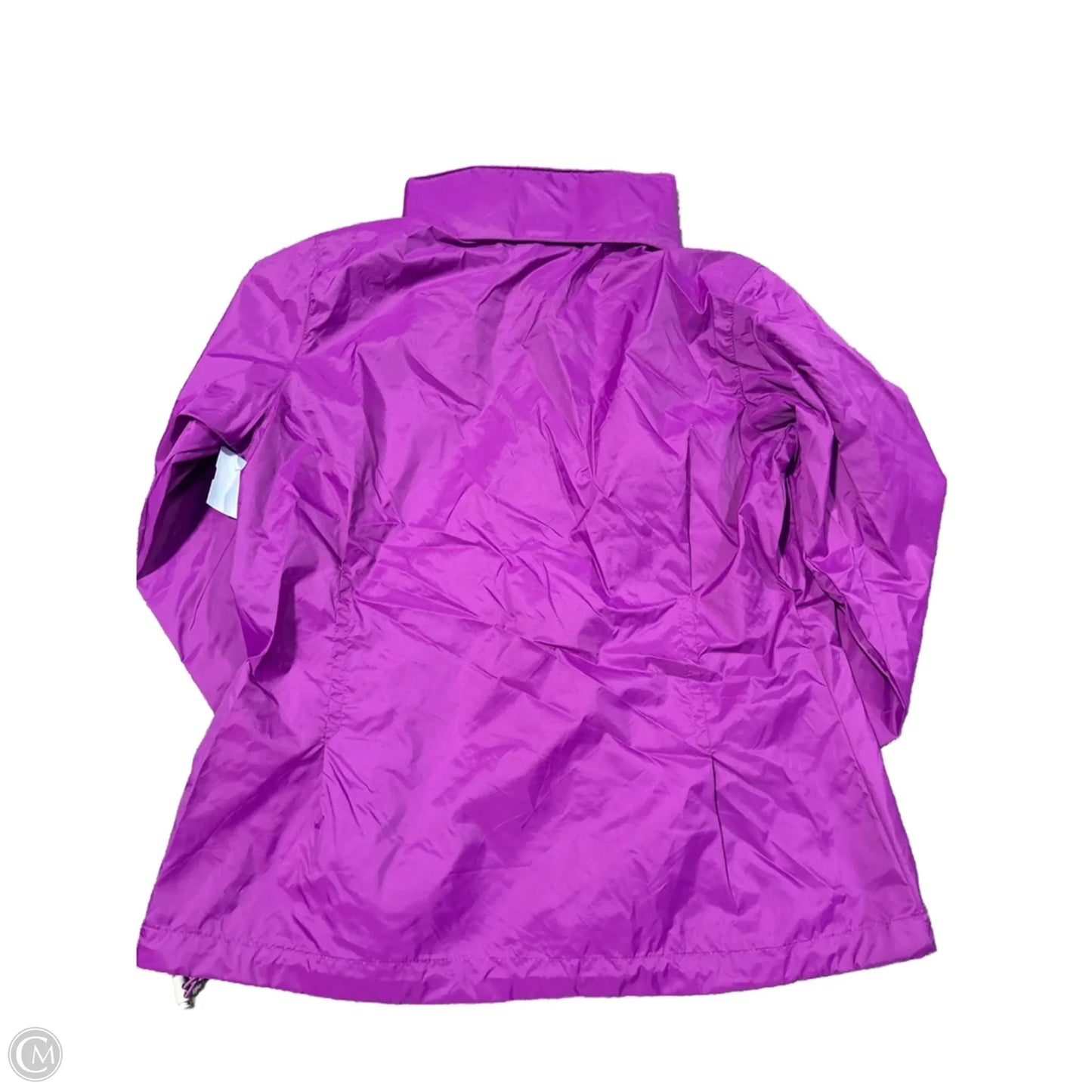 Jacket Windbreaker By Columbia In Purple, Size: L