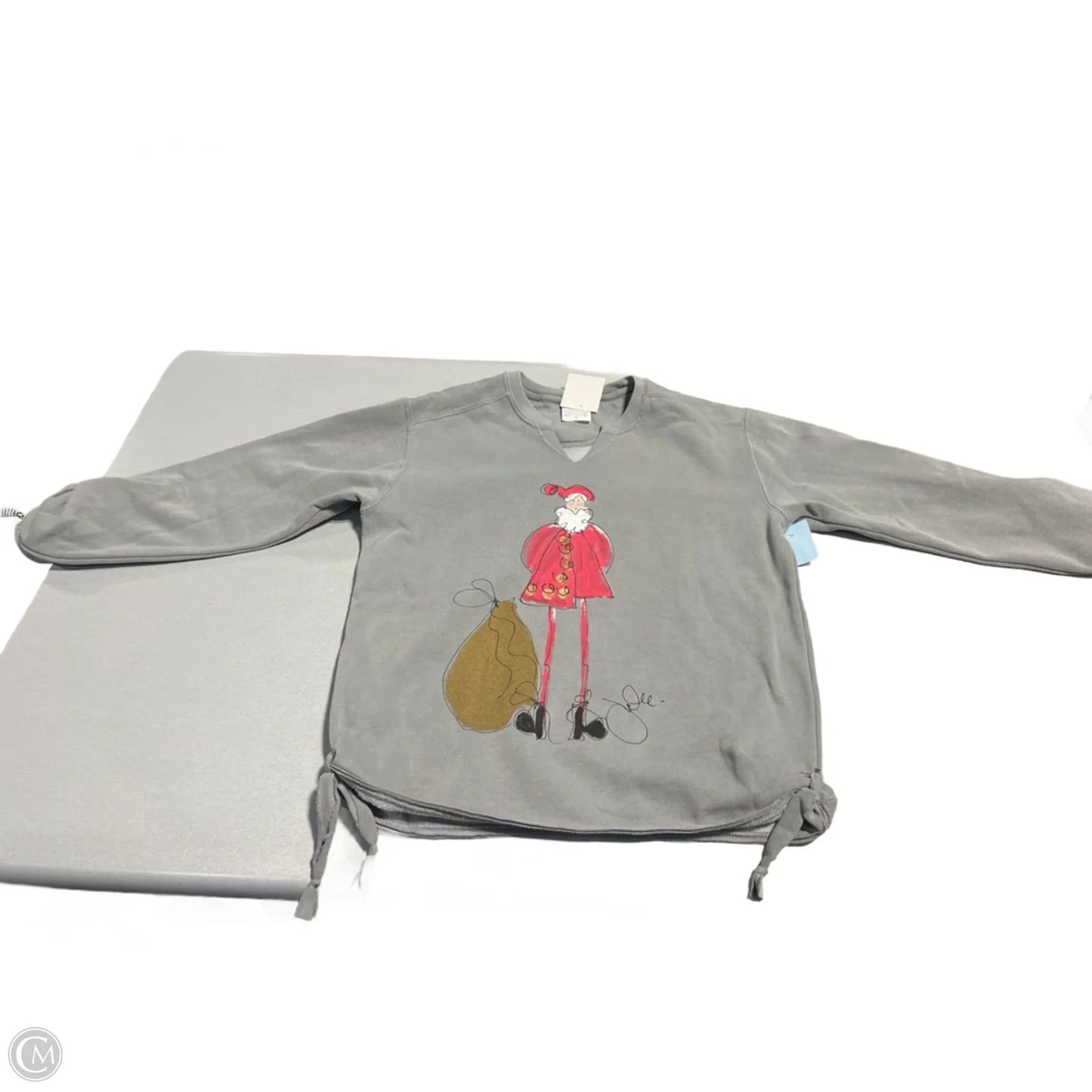 Sweatshirt Crewneck By Cma In Grey, Size: S
