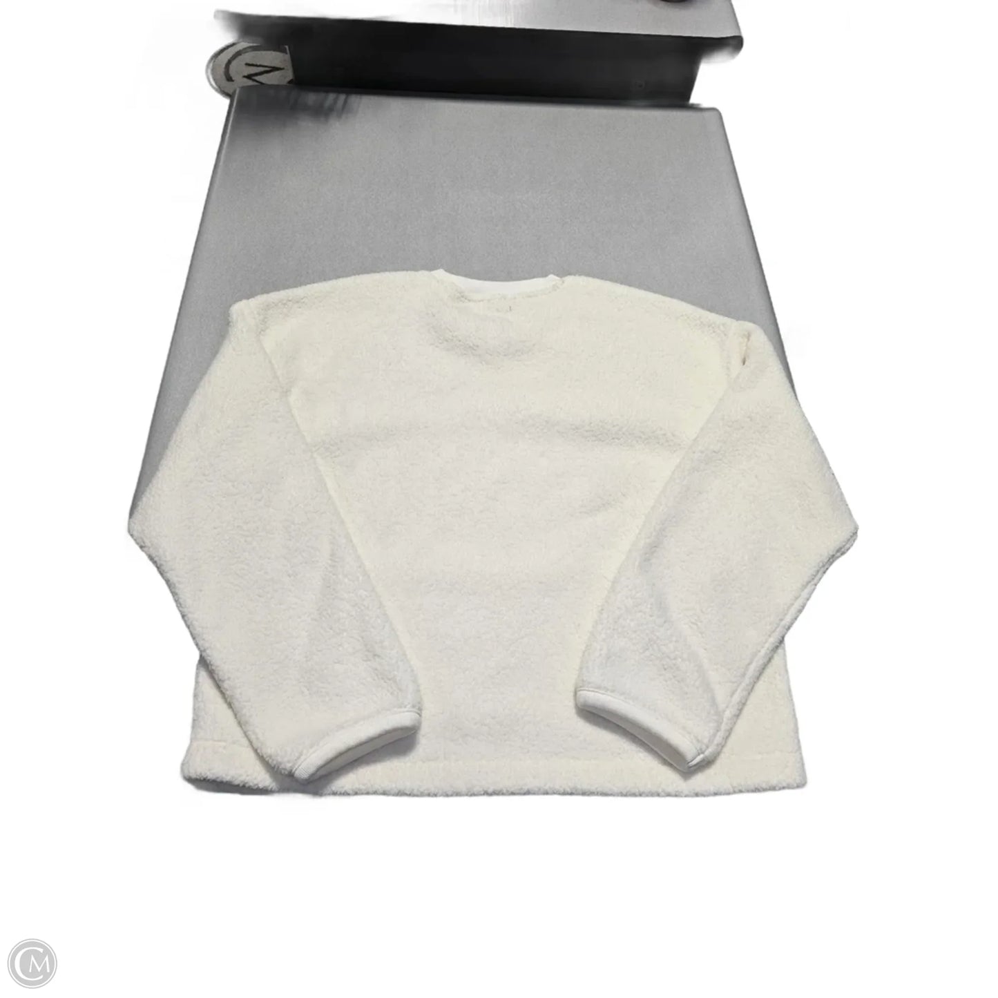 Sweatshirt Crewneck By Gap In White, Size: M