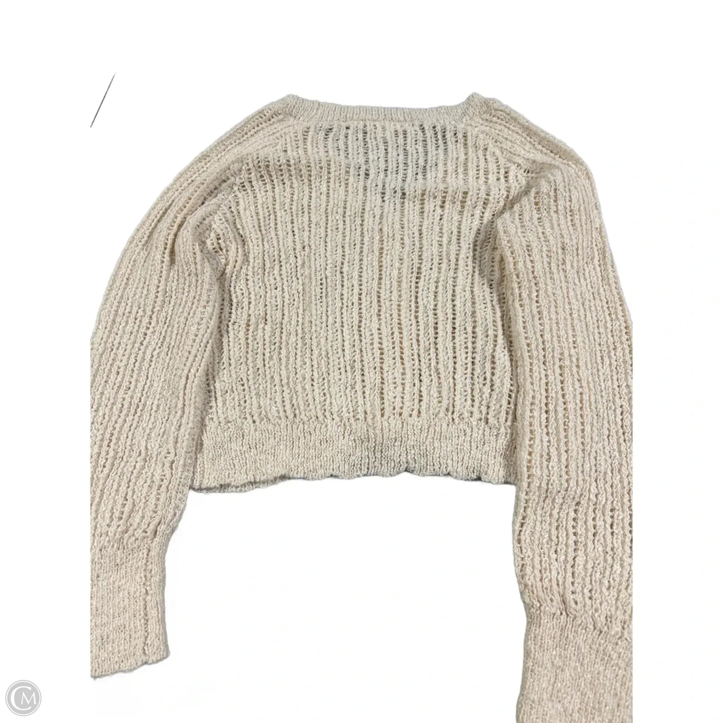 Sweater By Blu Pepper In Cream, Size: S