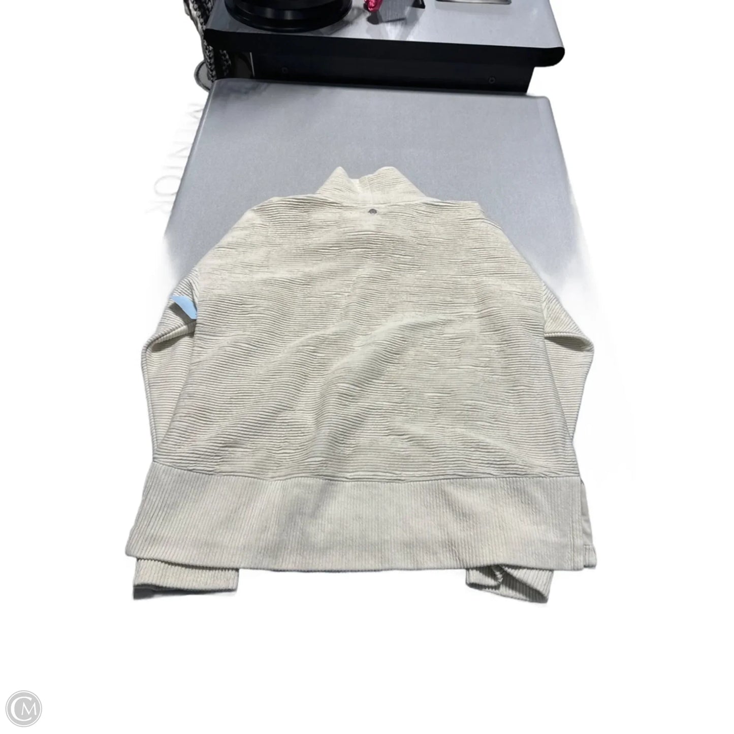 Sweatshirt Collar By Calia In Cream, Size: L