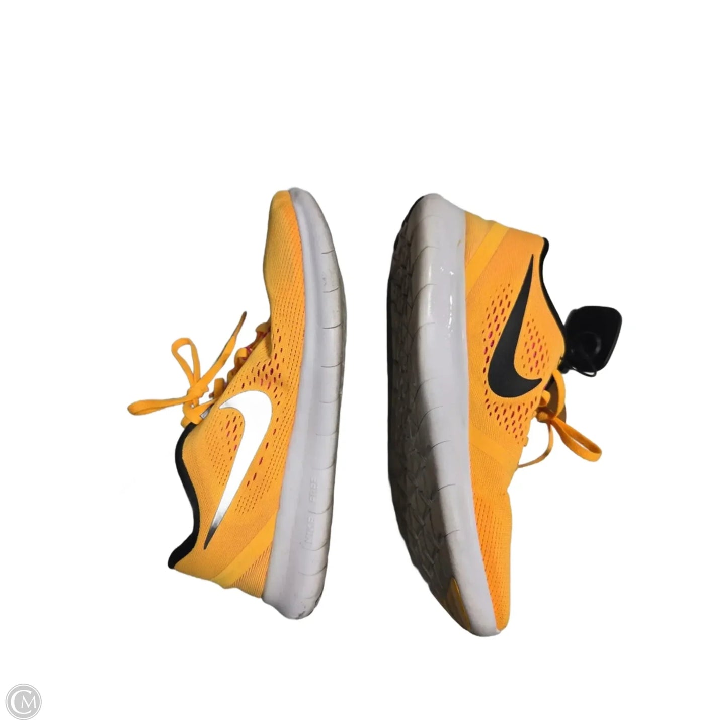 Shoes Athletic By Nike In Yellow, Size: 9.5