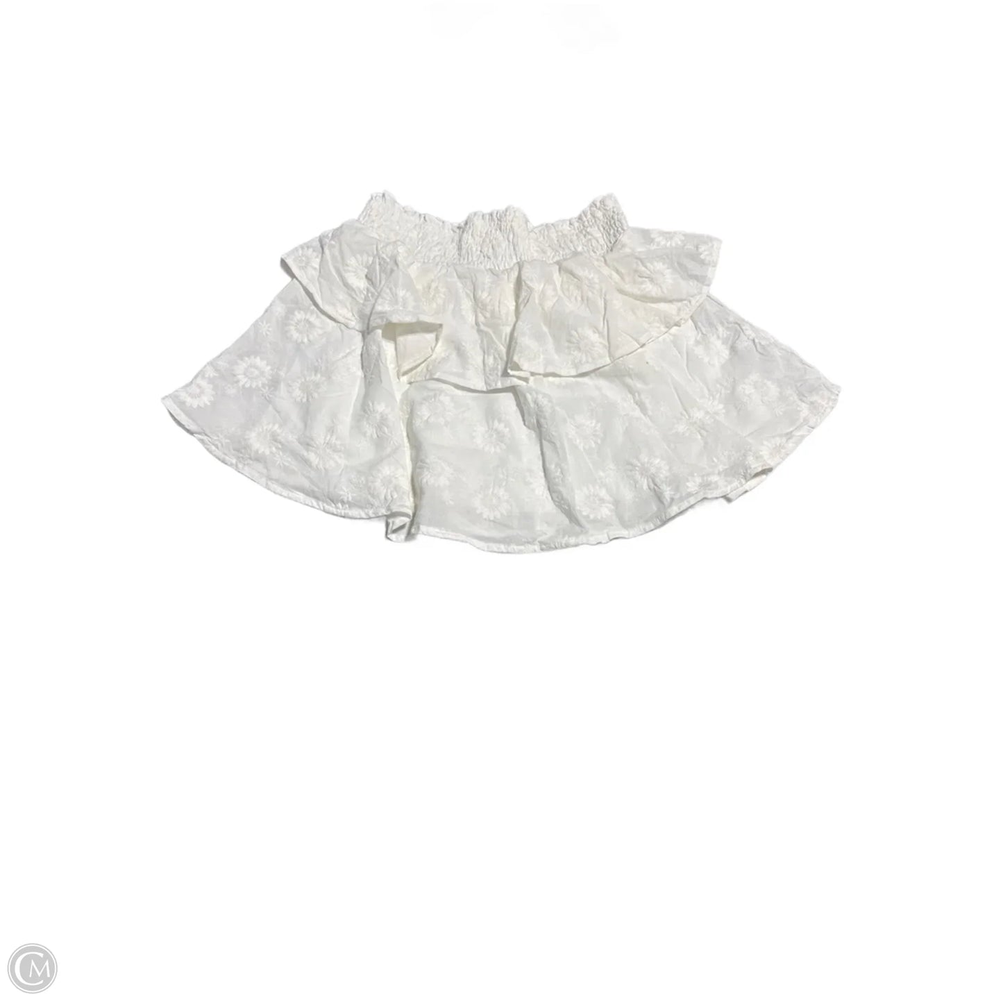 Skirt Mini & Short By Dee Elly In White, Size: M