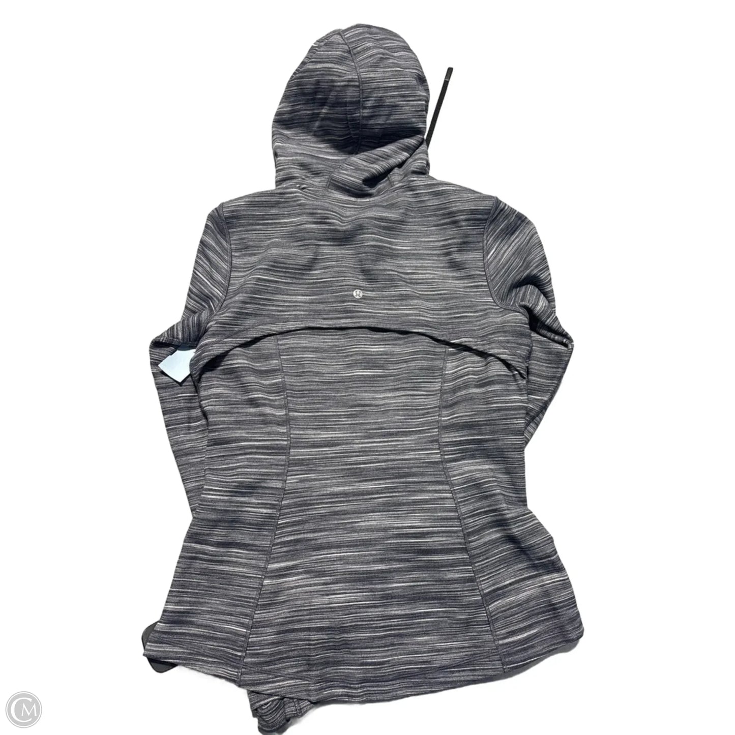 Athletic Jacket By Lululemon In Grey, Size: 12