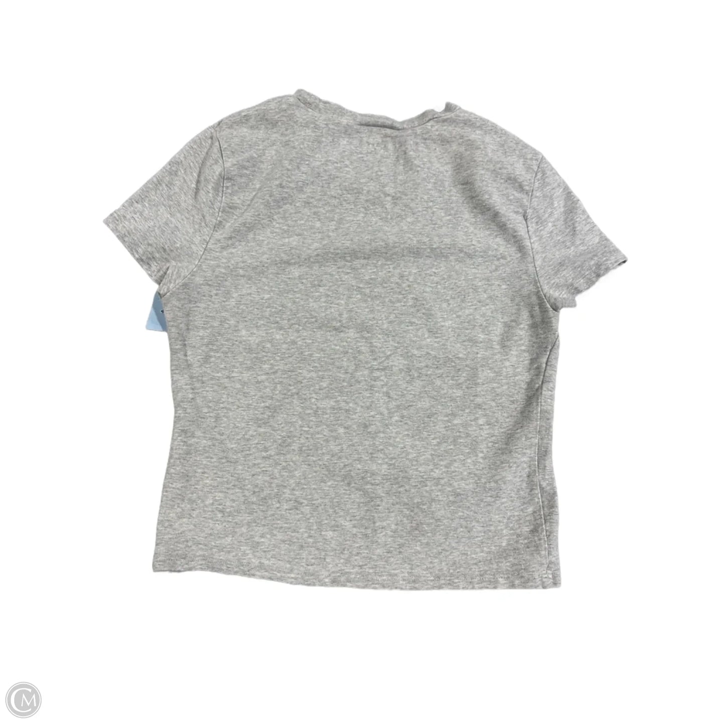 Top Short Sleeve By Abercrombie And Fitch In Grey, Size: S