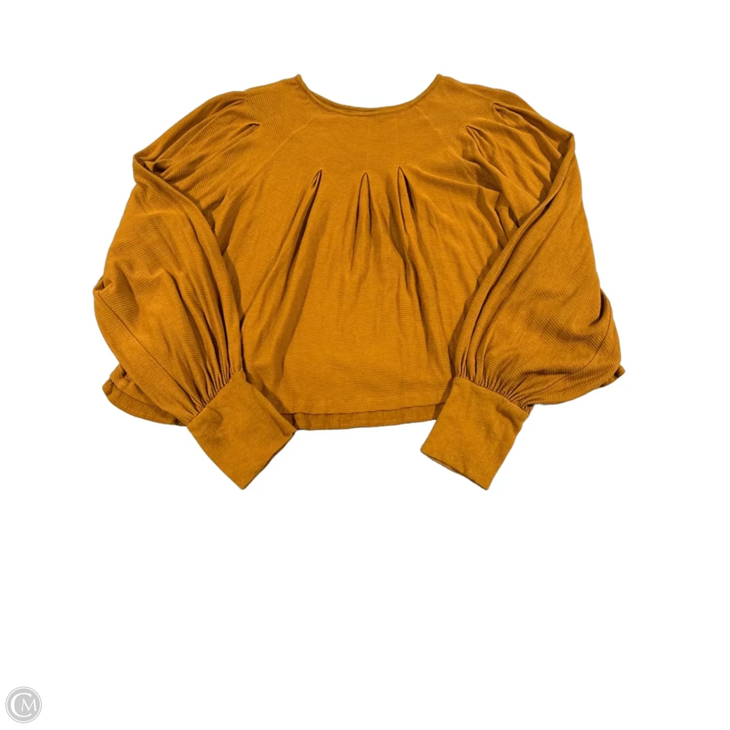 Top Long Sleeve By Free People In Brown, Size: M