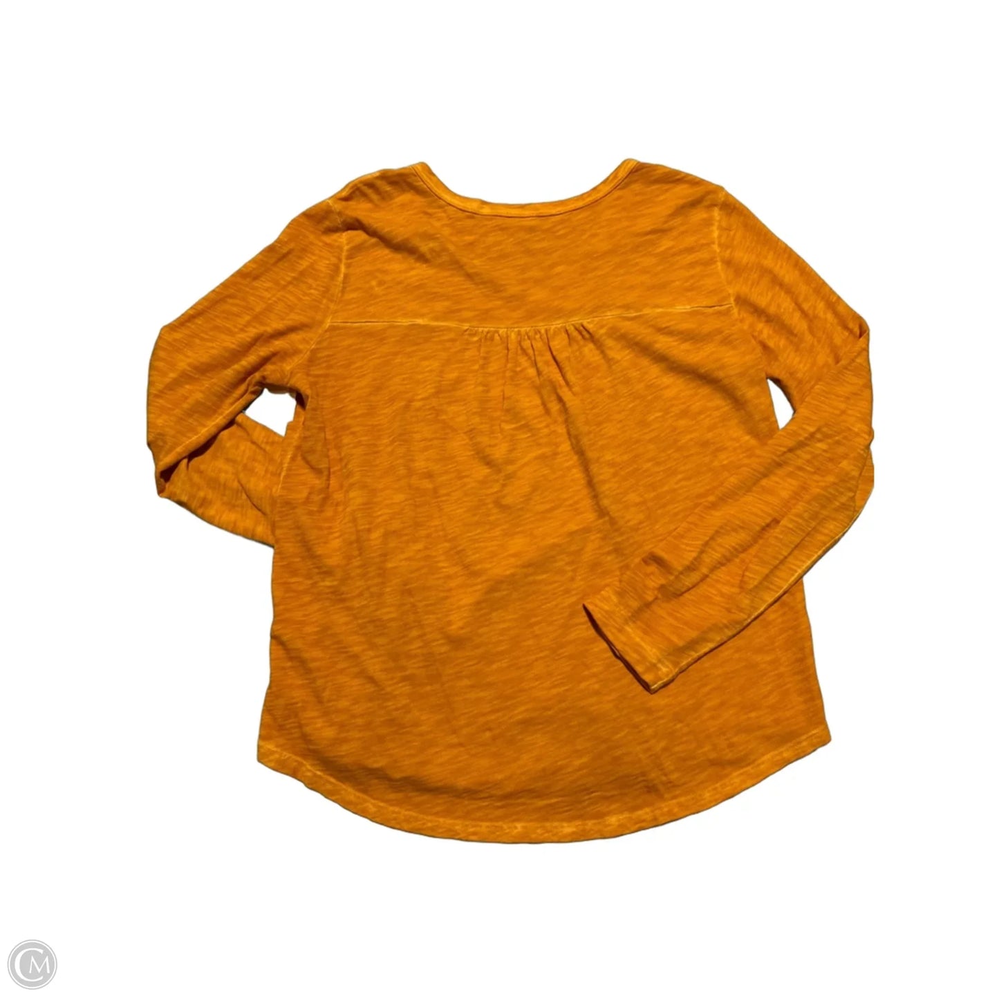 Top Long Sleeve By Elliott Lauren In Orange, Size: M