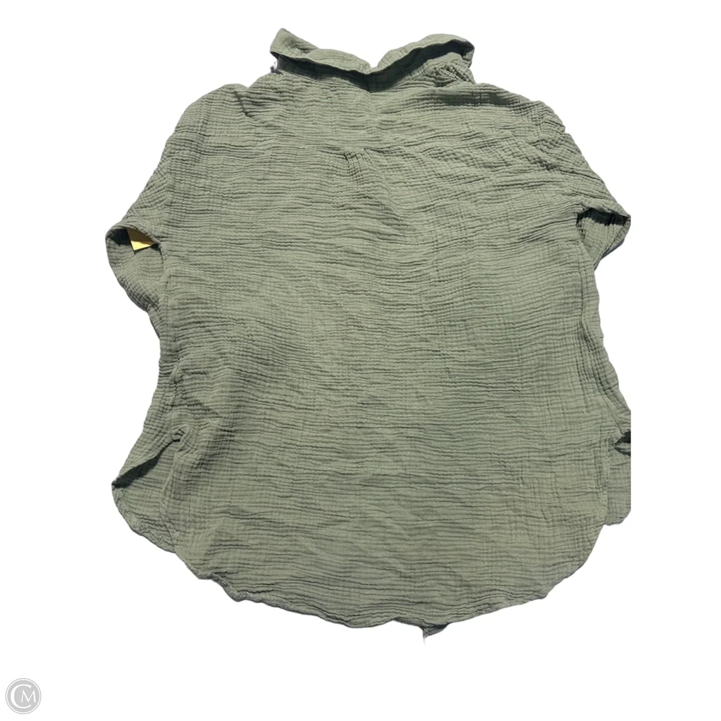 Top Long Sleeve By Kona Sol In Green, Size: S