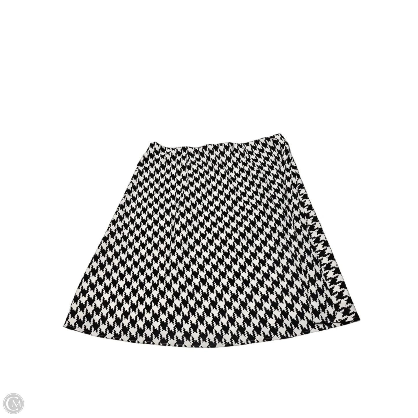 Skirt Mini & Short By Ann Taylor In Black & White, Size: Lp