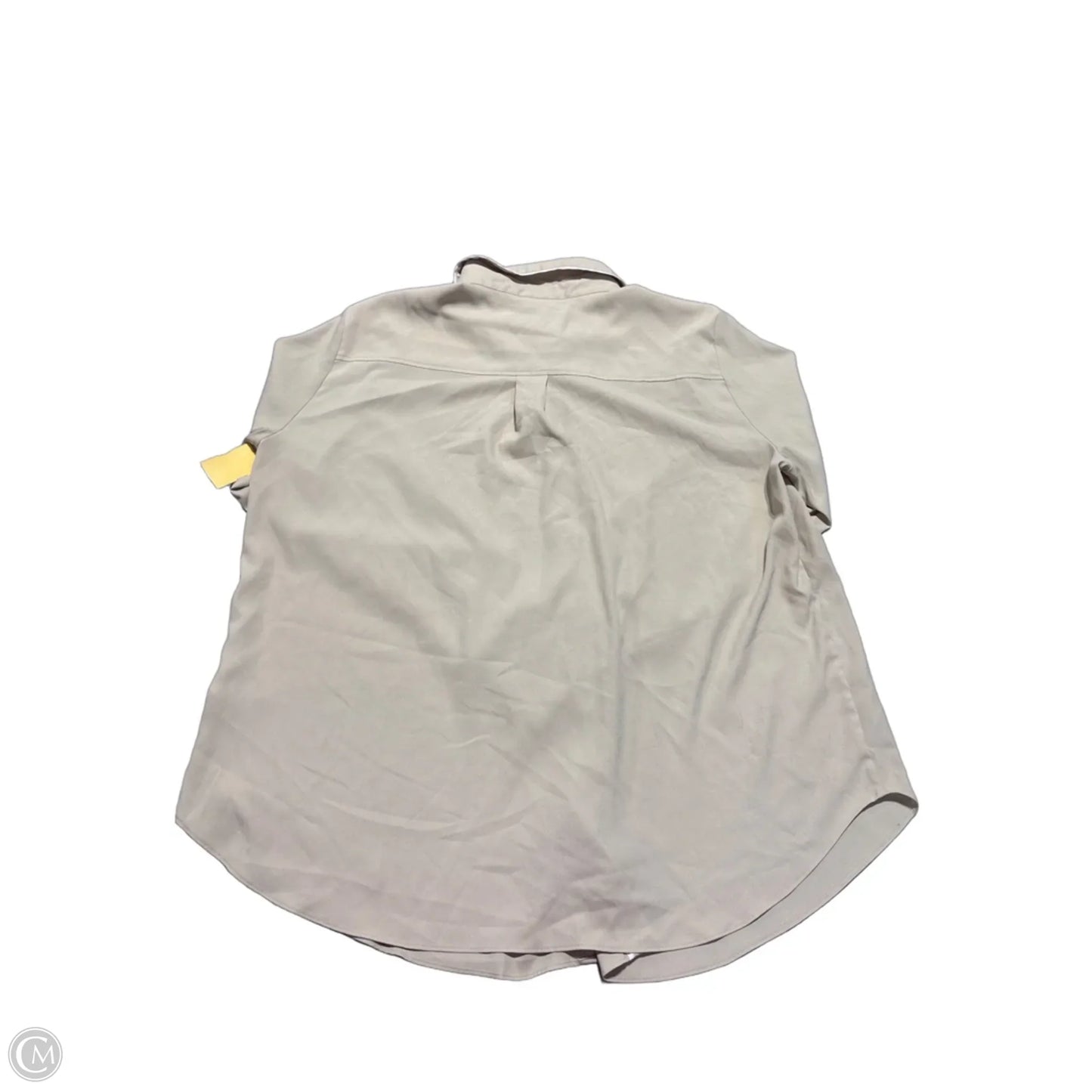 Blouse Long Sleeve By H&m In Tan, Size: Xl