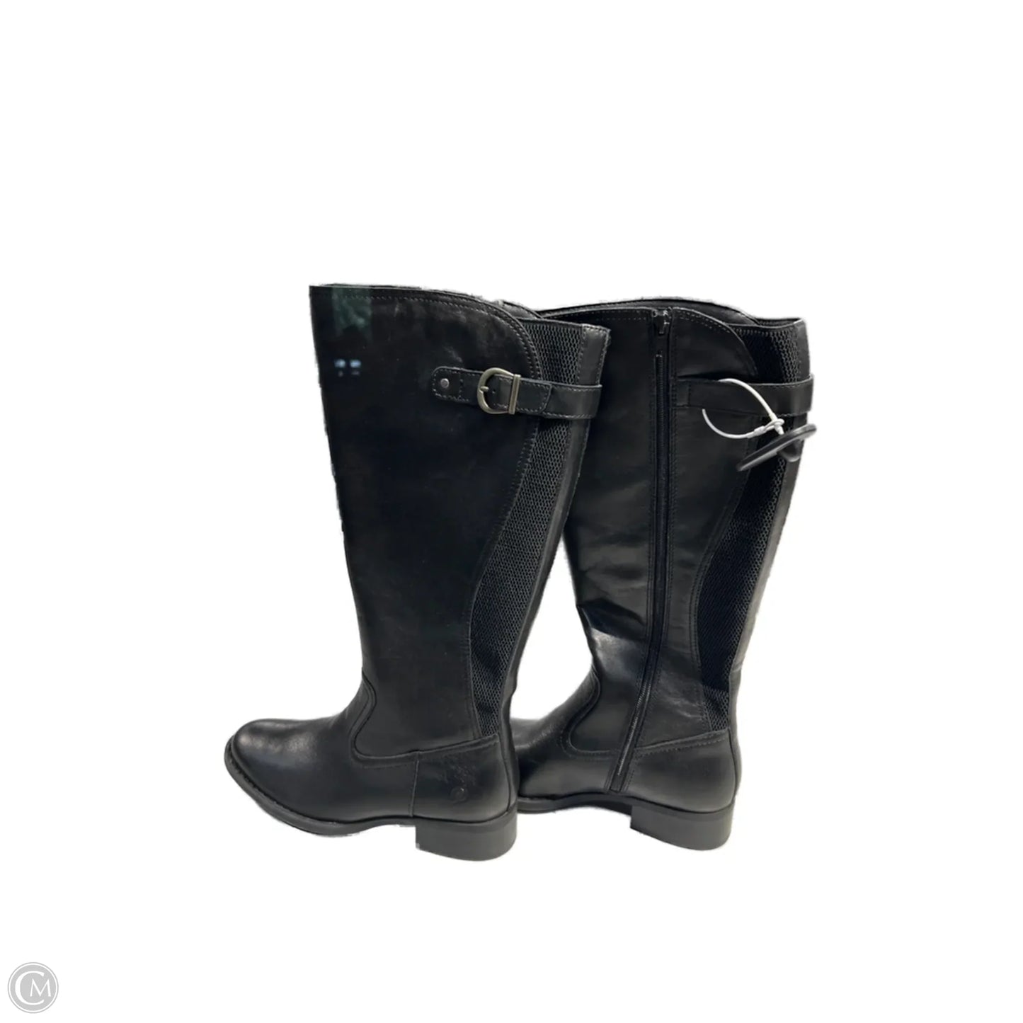 Boots Mid-calf Flats By Born In Black, Size: 9