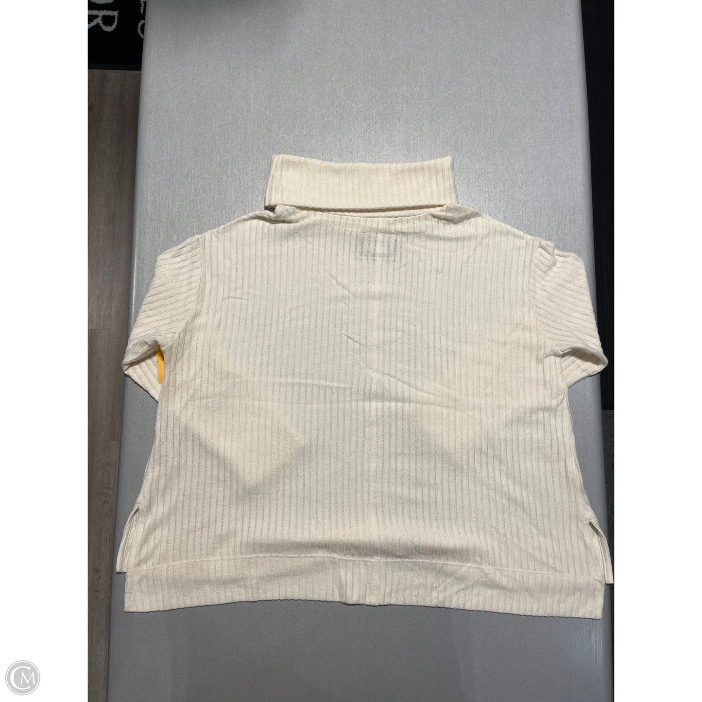 Top Long Sleeve By Maeve In Cream, Size: M