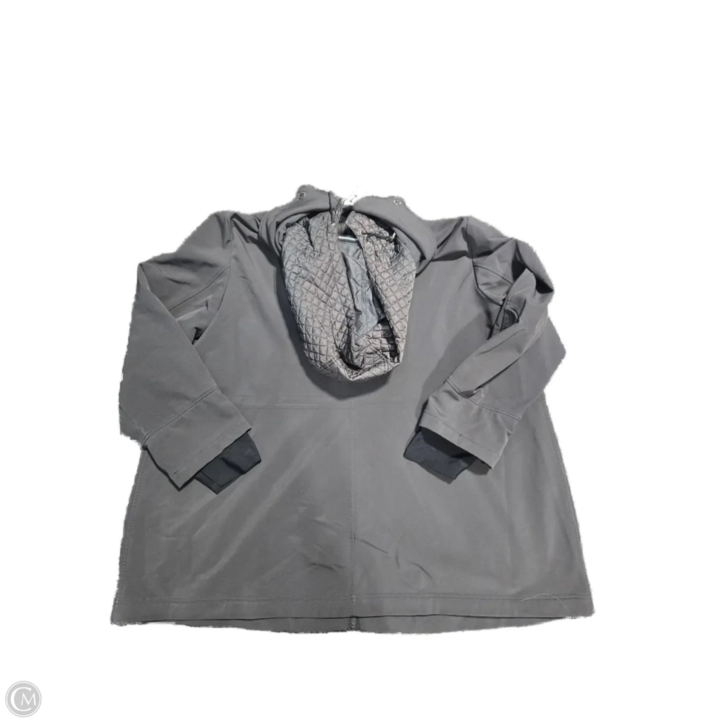 Coat Trench Coat By Nautica In Grey, Size: 4x