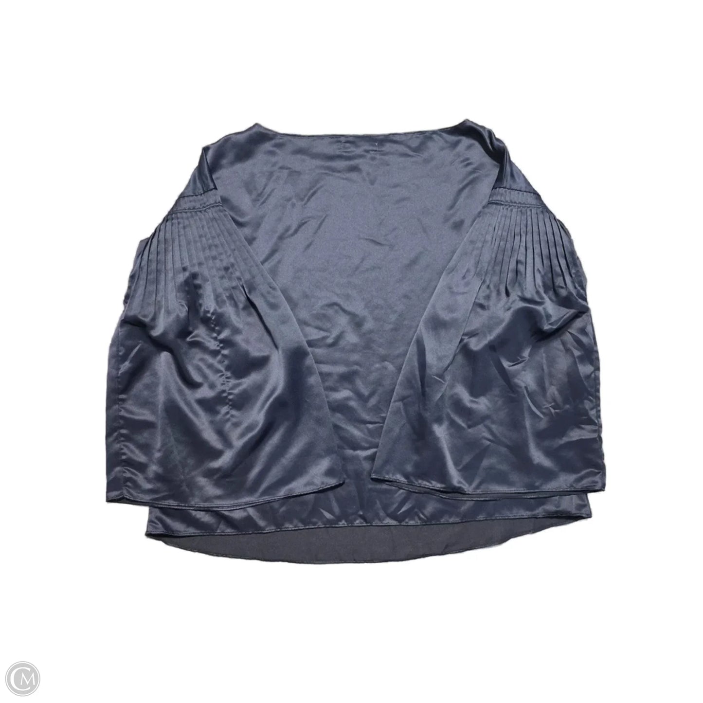 Blouse 3/4 Sleeve By Jennifer Lopez In Navy, Size: M