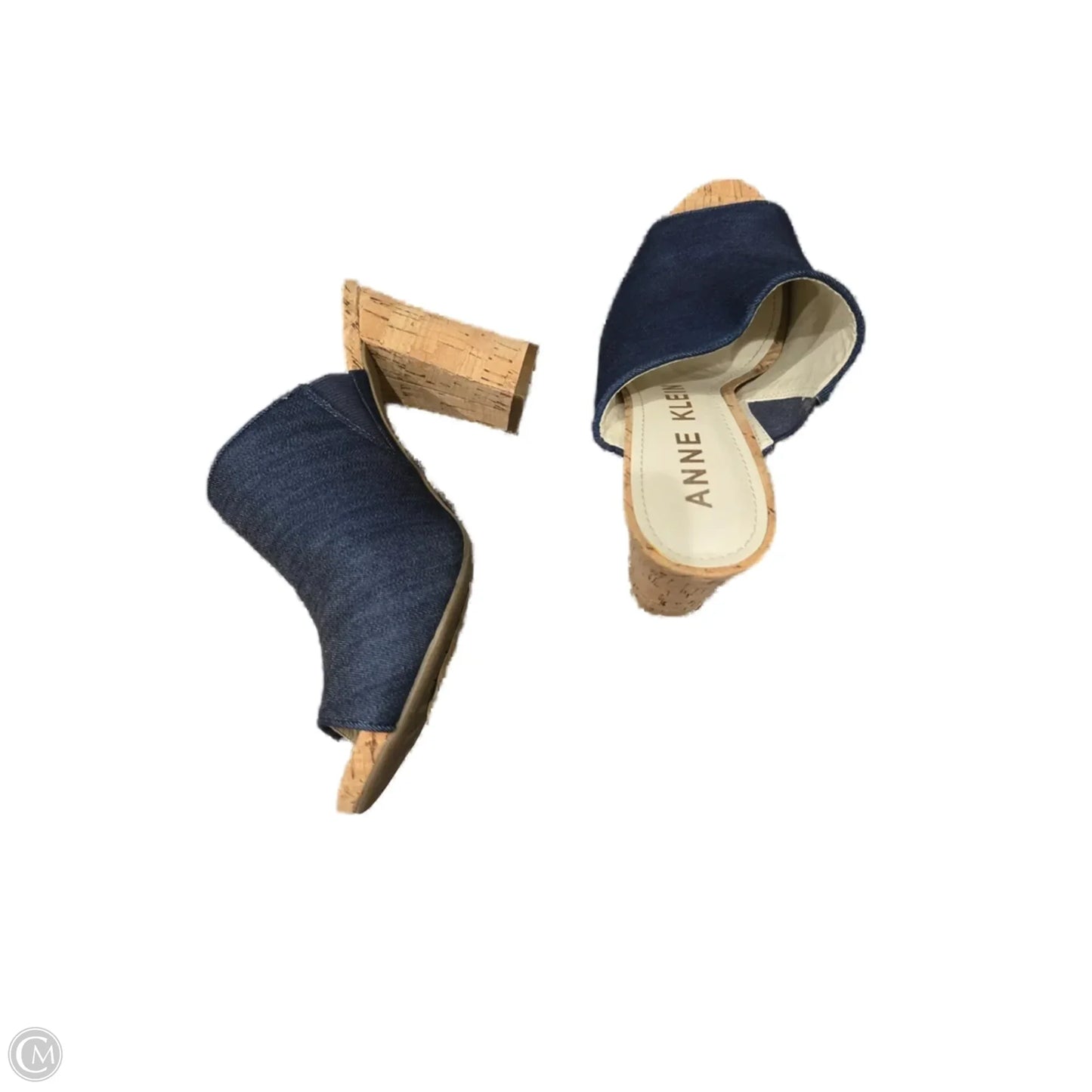 Shoes Heels Block By Anne Klein In Blue, Size: 8
